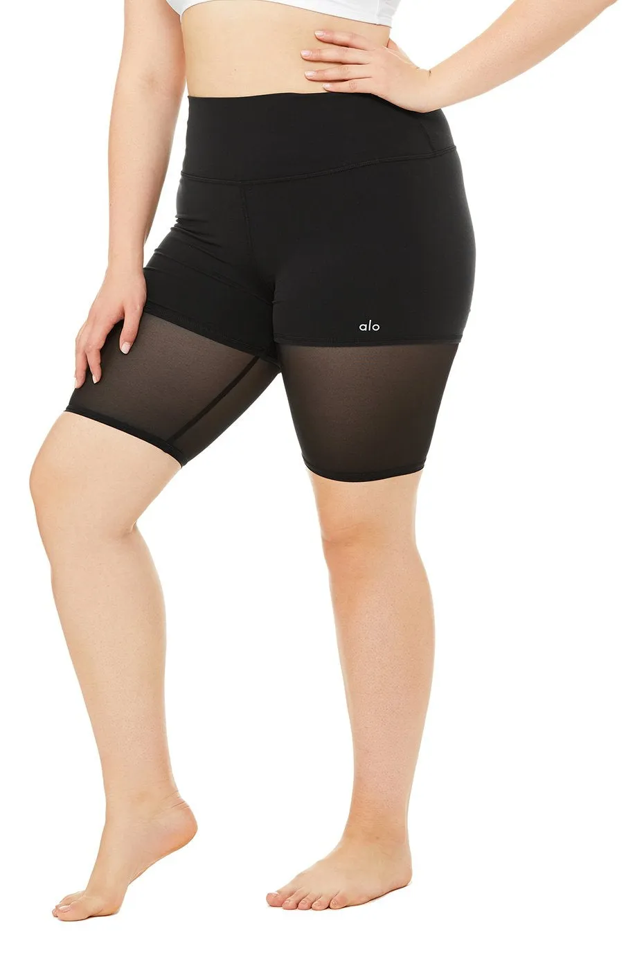 High-Waist Lavish Short - Black