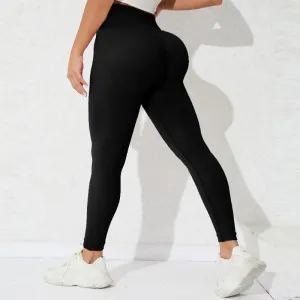 High Waist Seamless Butt Lift Knitting Legging for Gym and Running