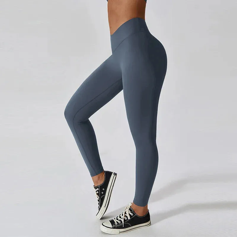 High Waist Women's Running Train Fitness Workout Tights Yoga Clothes Sports Leggings