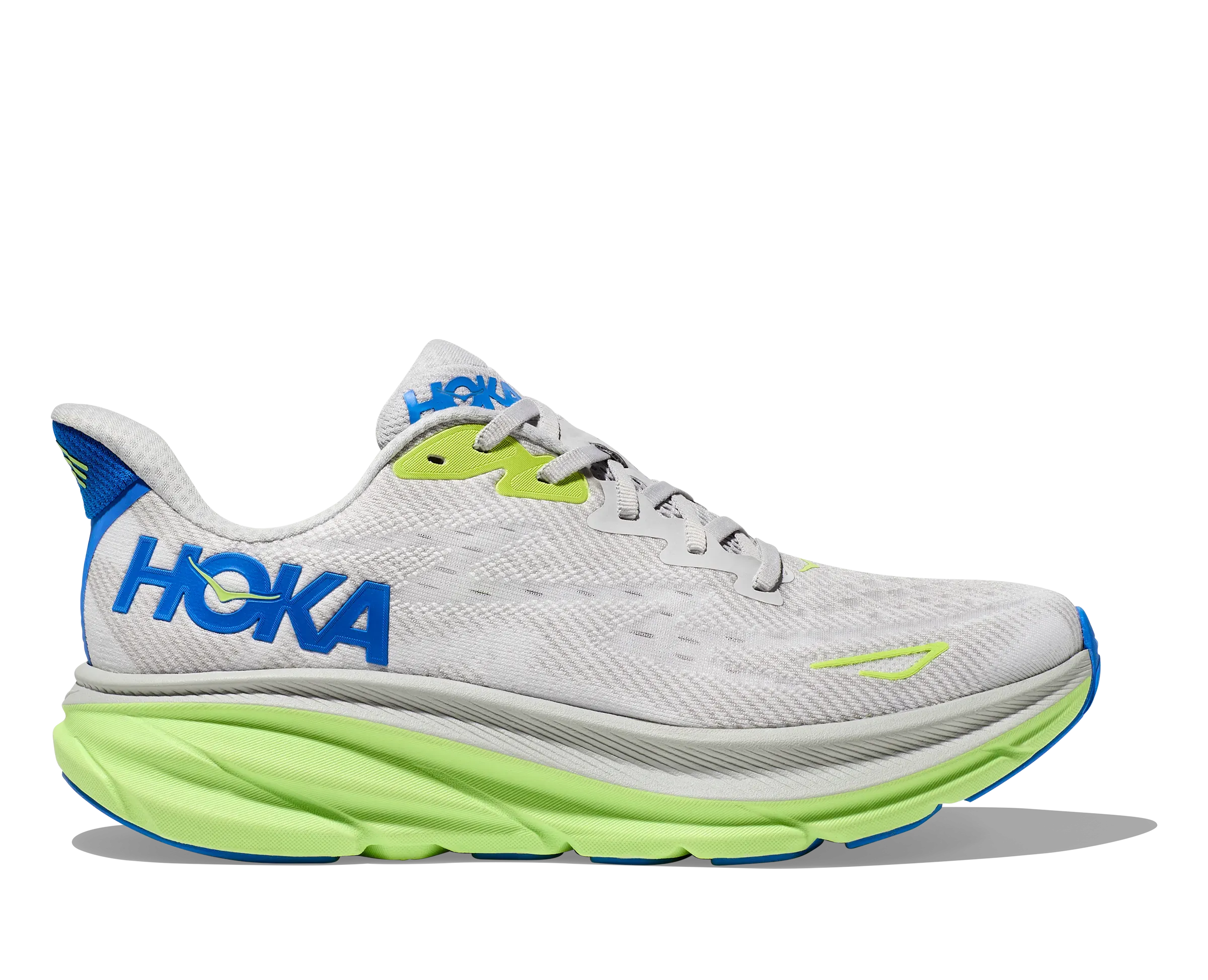 Hoka Clifton 9 Mens Running Shoes Grey