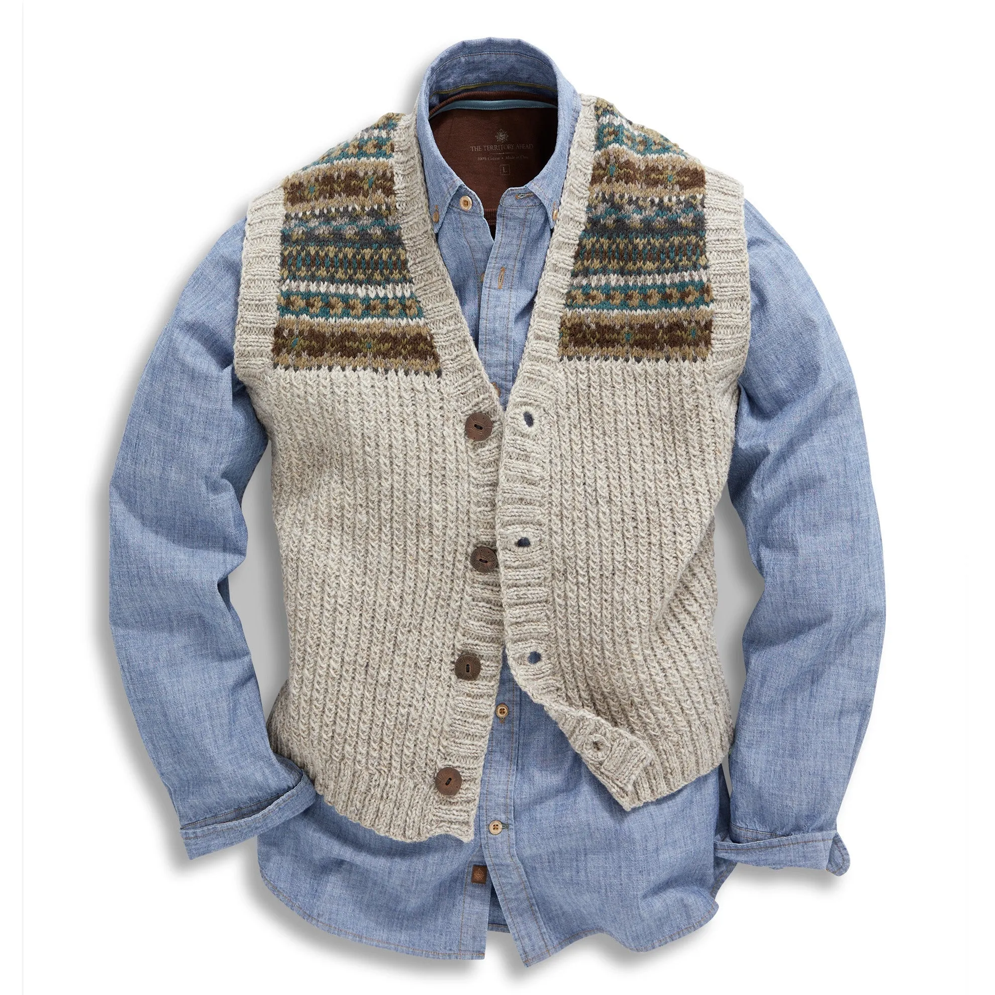 Husavik Handknit Vest