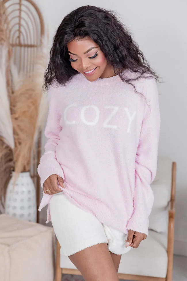 Incredibly Cozy Pink Fuzzy Sweater FINAL SALE