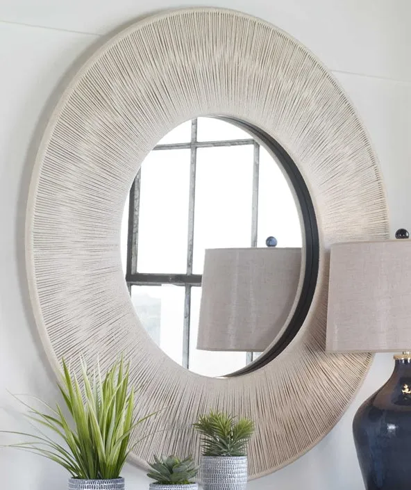 Islands Rope Weave Grande Coastal Wall Mirror