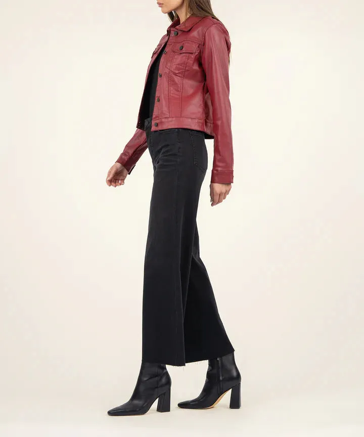 Julia Crop Jacket (Red)