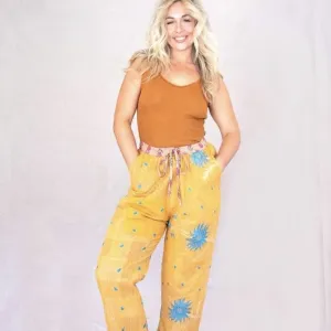 Kantha Pants – Buttercup (M)