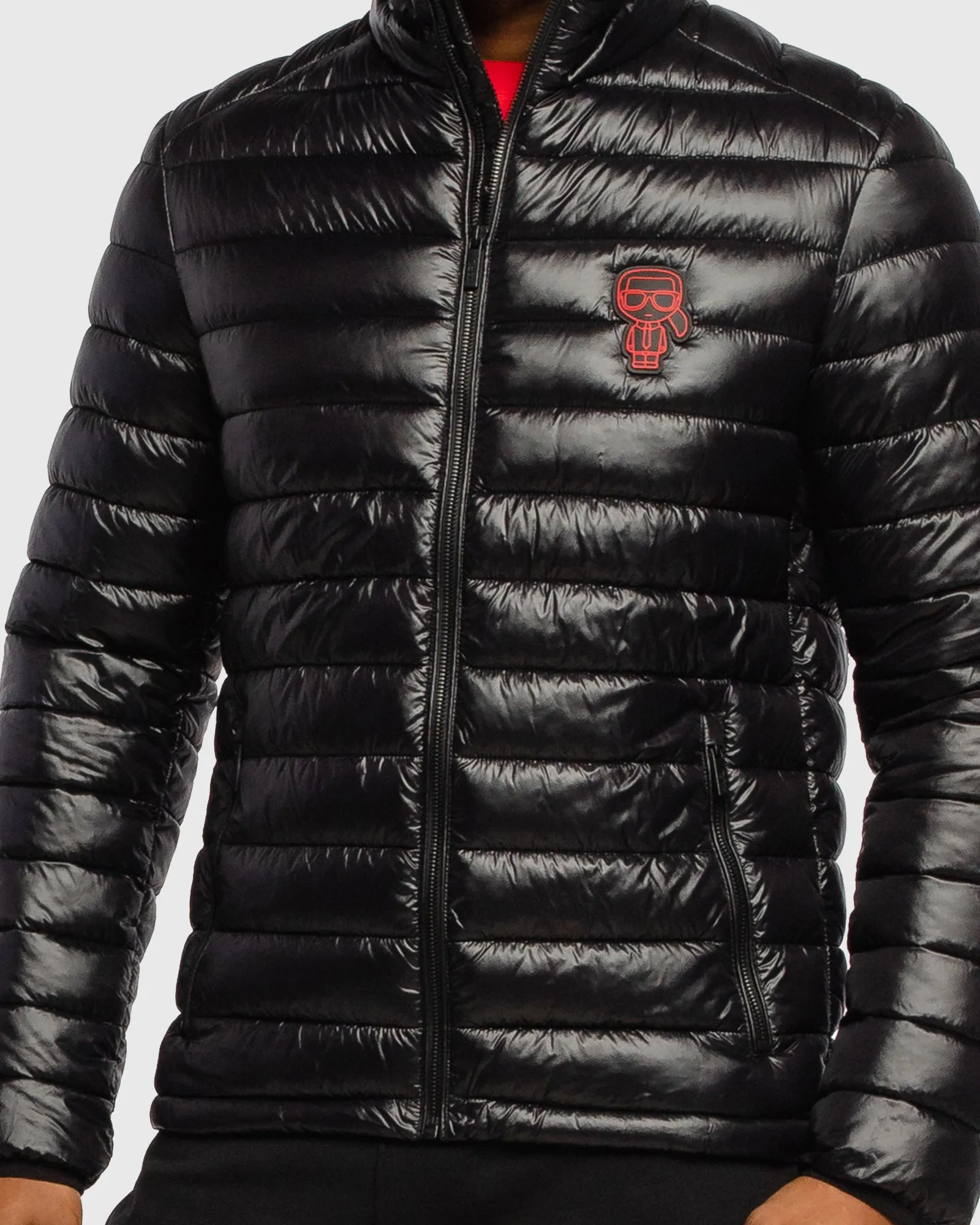 KARL LAGERFELD 505096 BLACK PUFFER JACKET