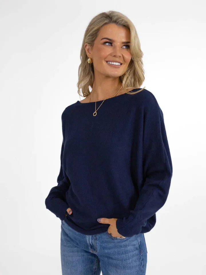 Kate And Pippa Milano Cashmere feel batwing Knit. All Colours