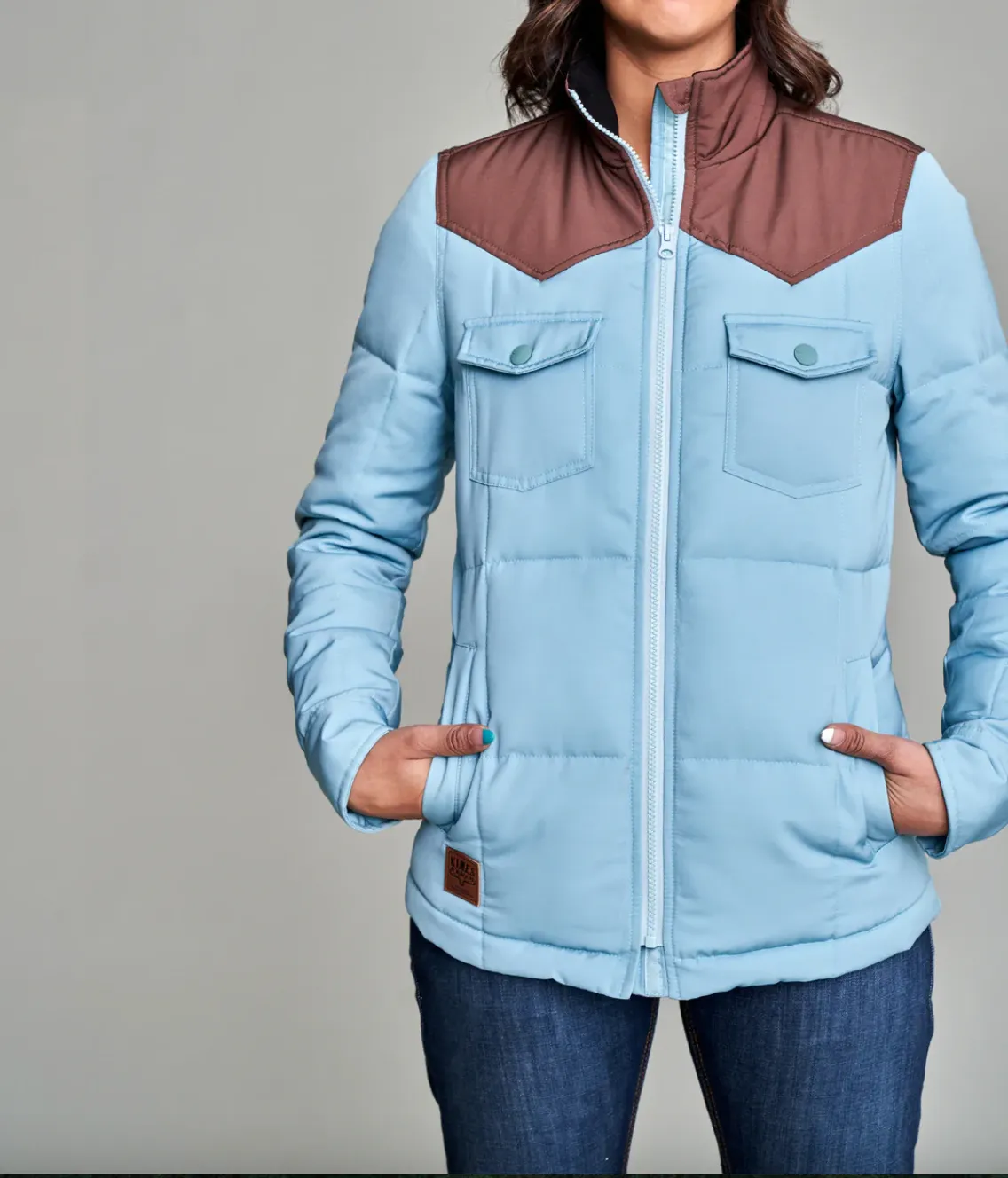 Kimes Ranch- WyldFire Jacket - Light Blue