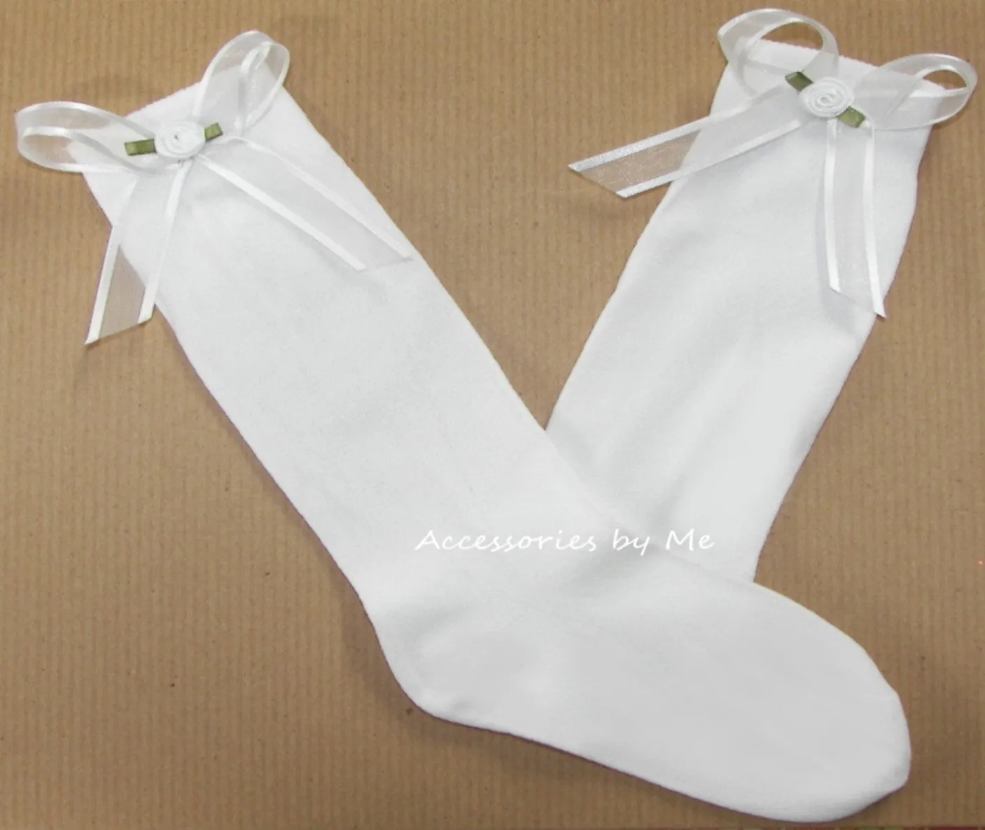 Knee High Socks - Available in White or Ivory