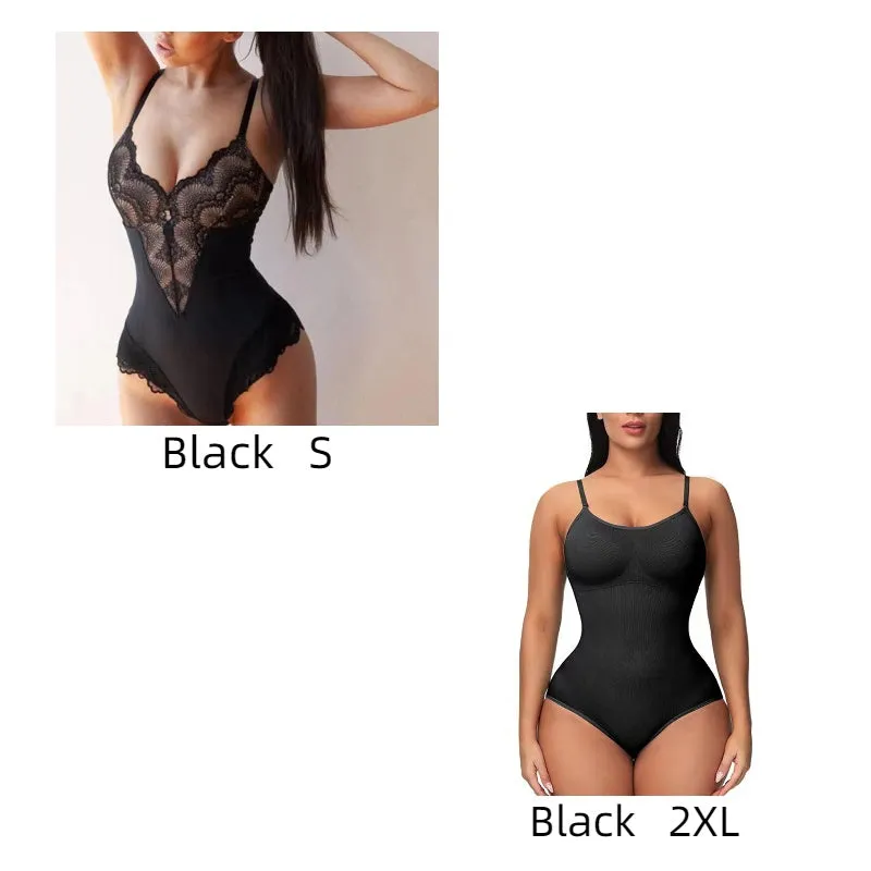 Lace Lace Stitching  Bodysuit Erotic Lingerie Women