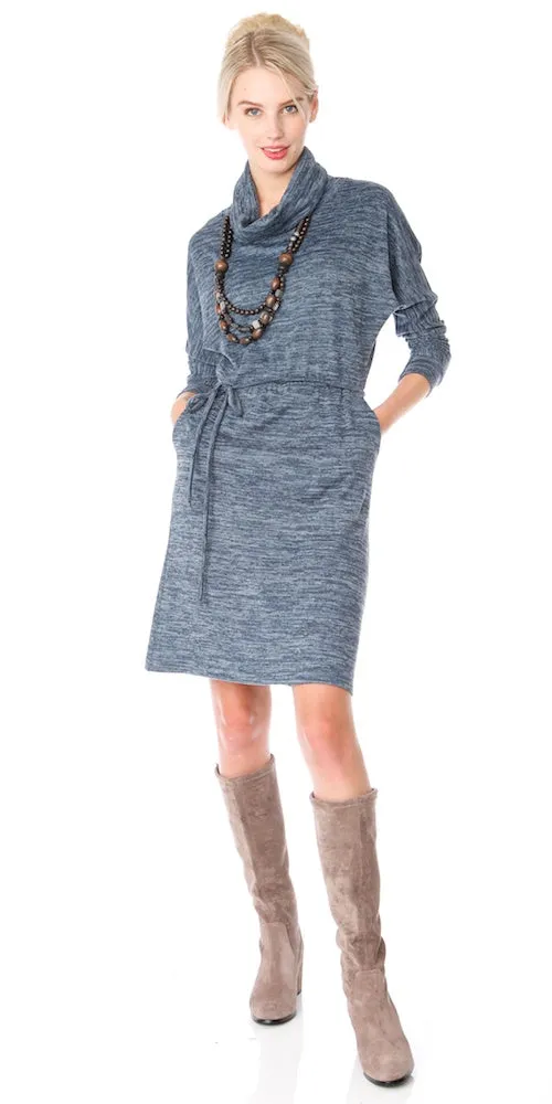 Laney Sweater Dress, denim