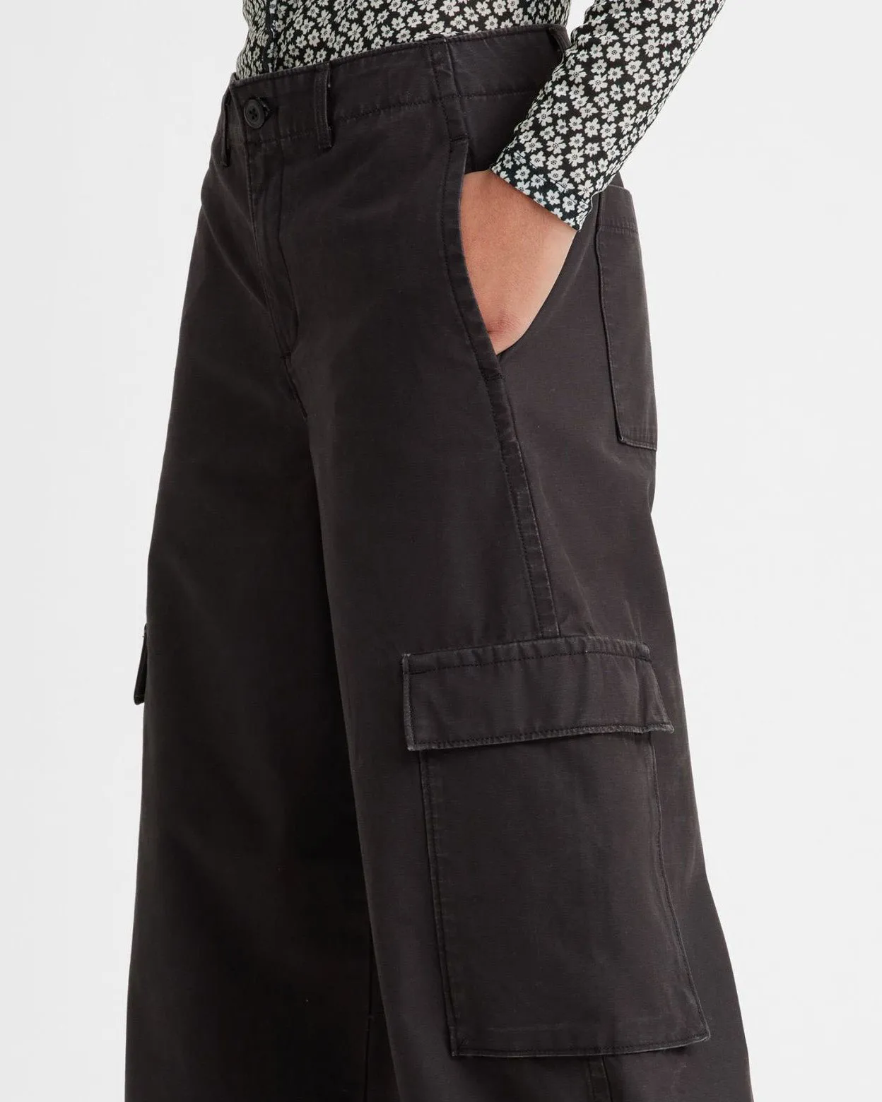 Levi's® Womens Baggy Cargo Pants - Meteorite