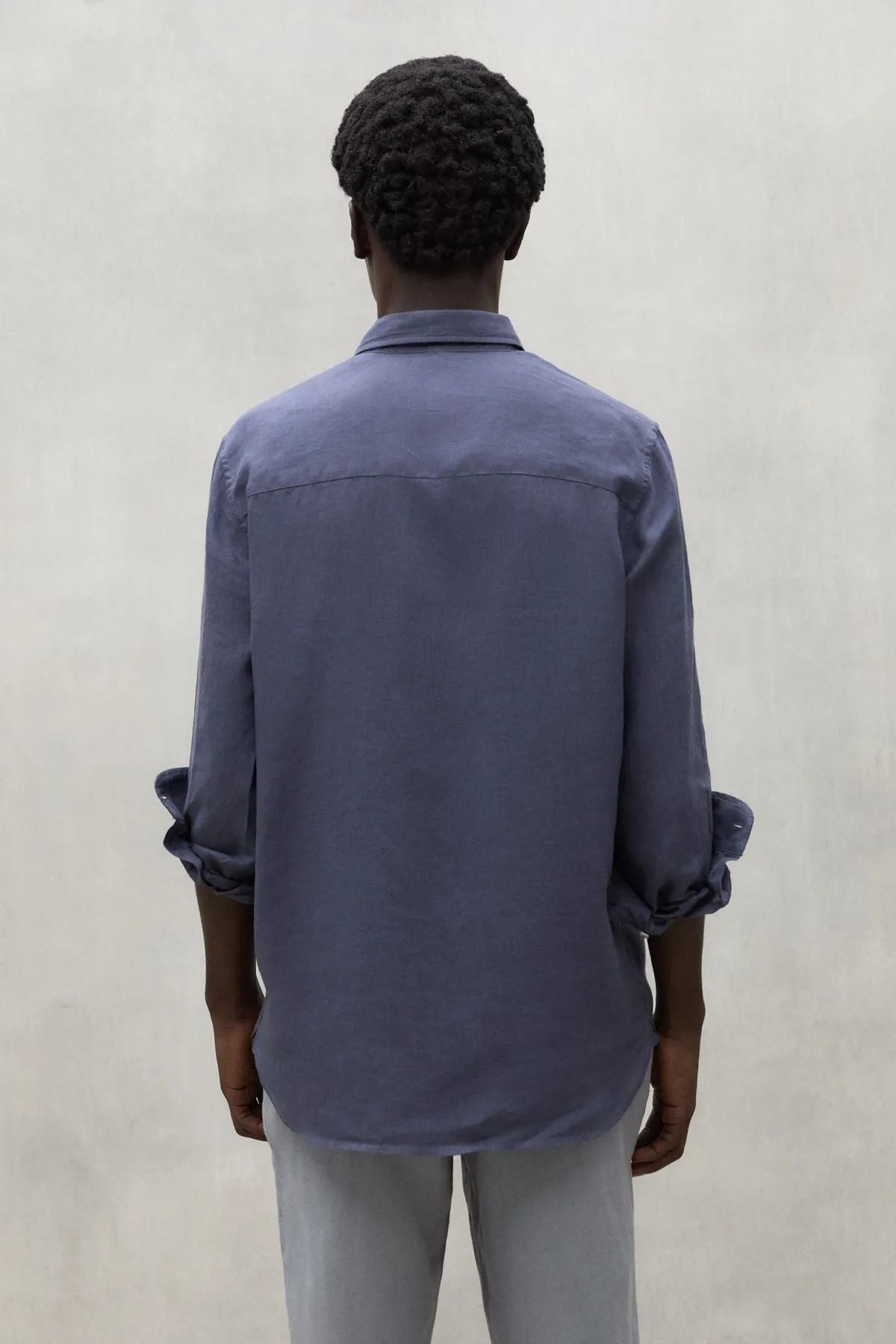 Light Indigo Malibu Linen Shirt Ecoalf