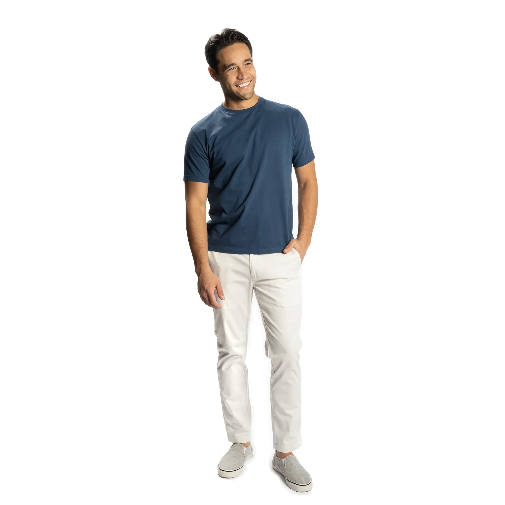 Lightweight Stretch Chinos Slim Fit - Stone