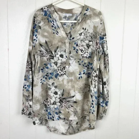 Long Sleeve Floral Blouse