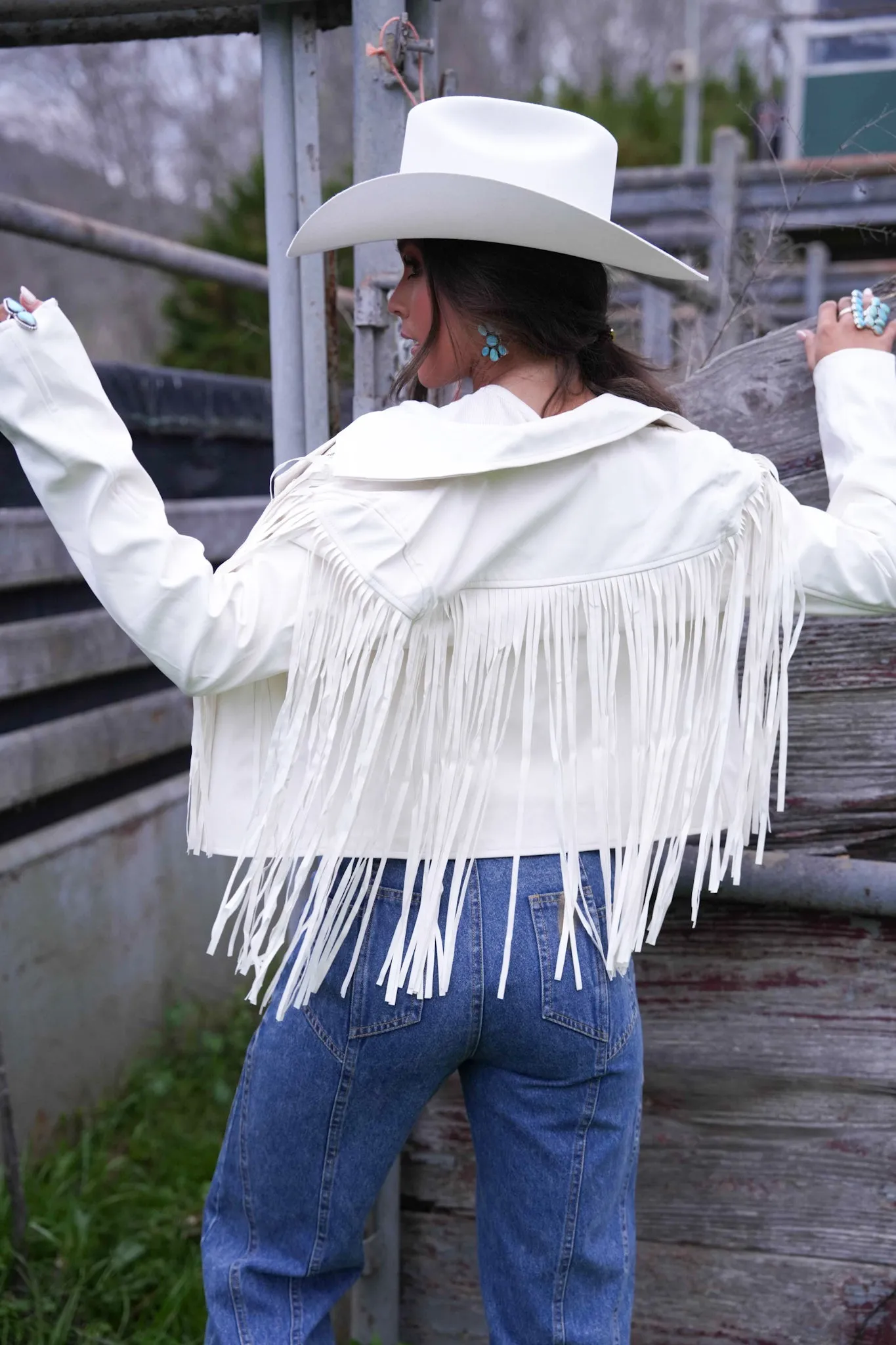 Lover Fringe Leather Jacket