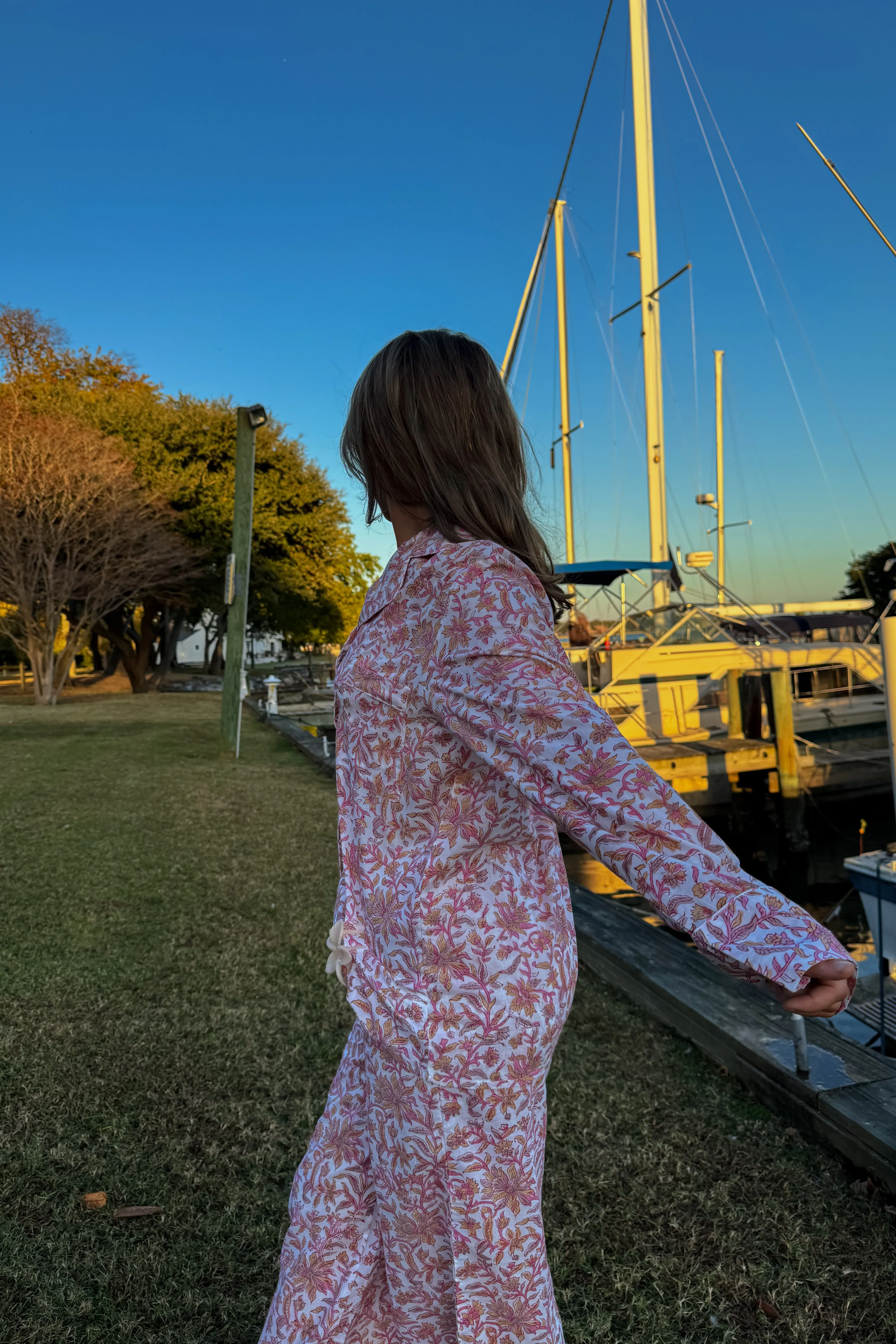 Luna Pajama Set in Pink