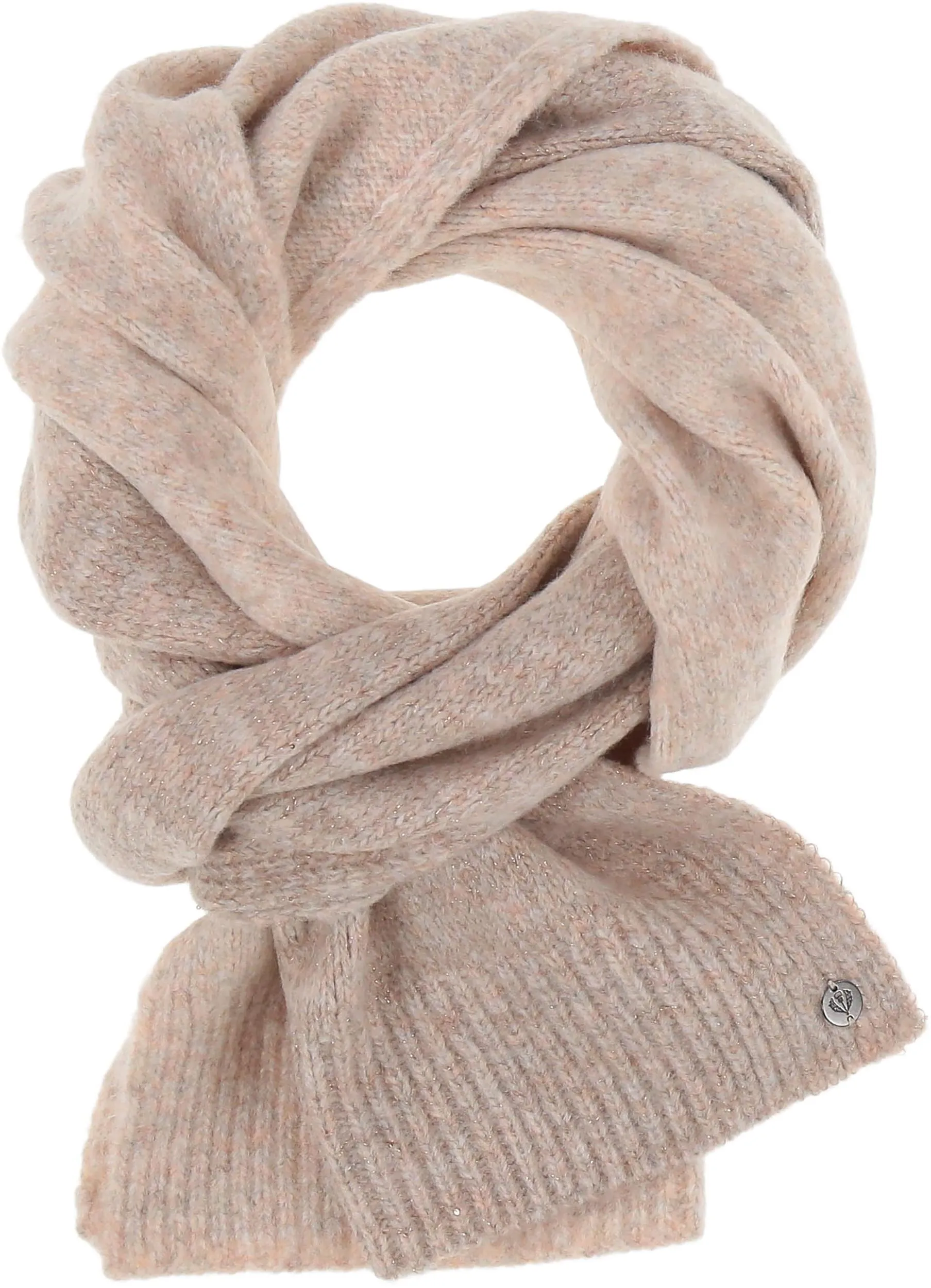 Lurex Mélange Knit Scarf