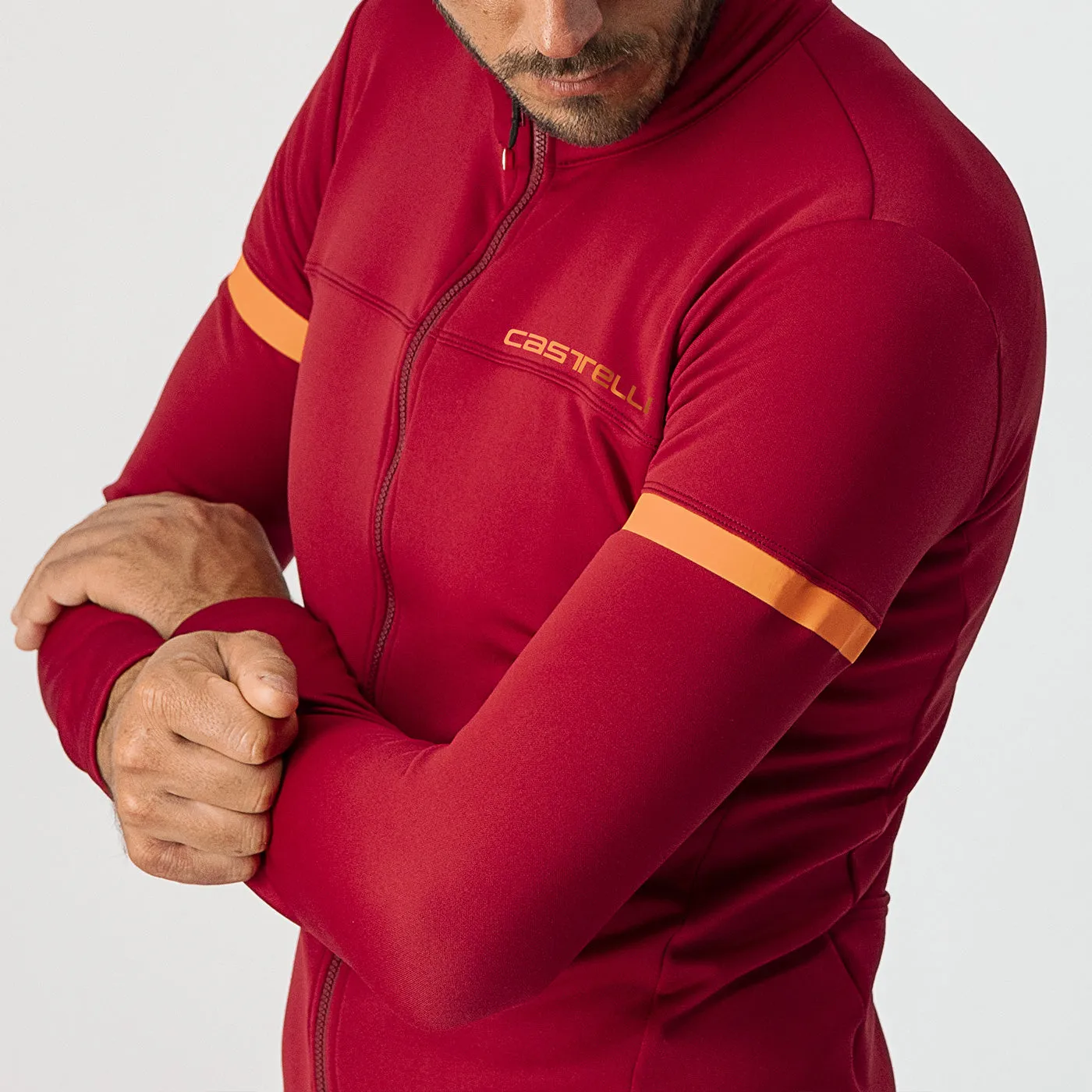 Maglia maniche lunghe Castelli Fondo 2 - Bordeaux