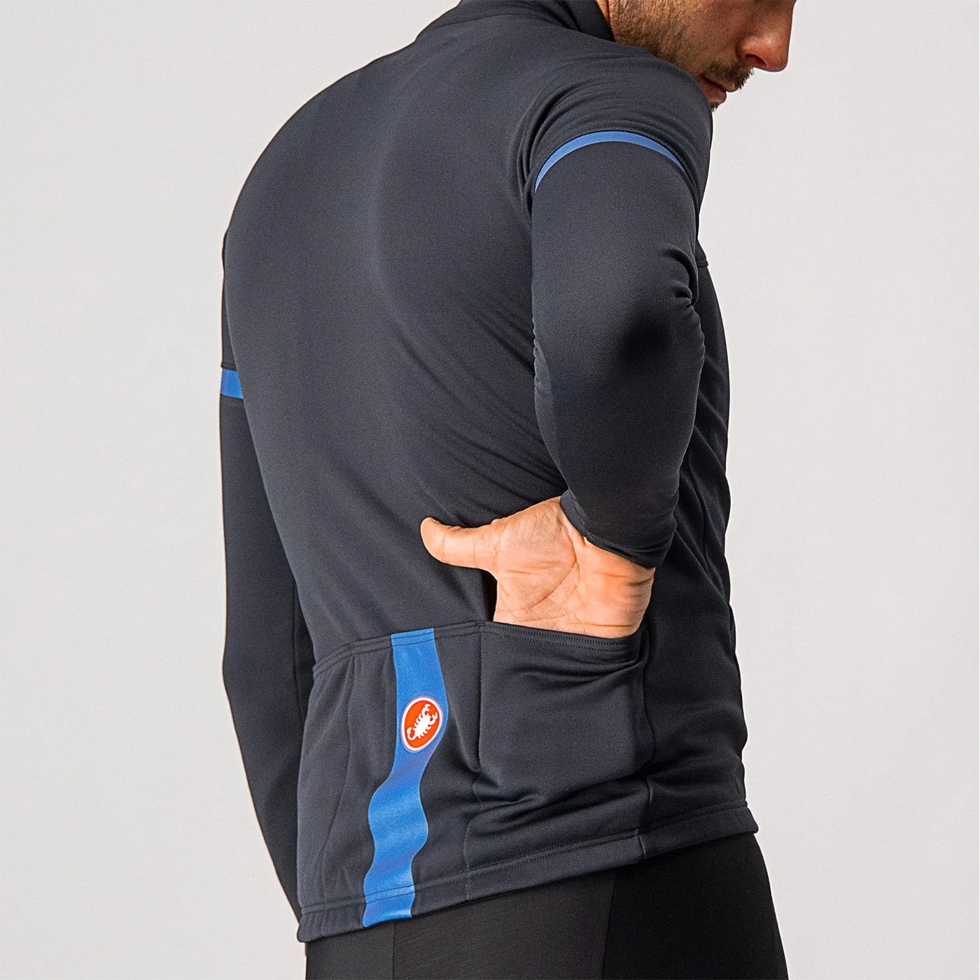 Maglia maniche lunghe Castelli Fondo 2 - Nero