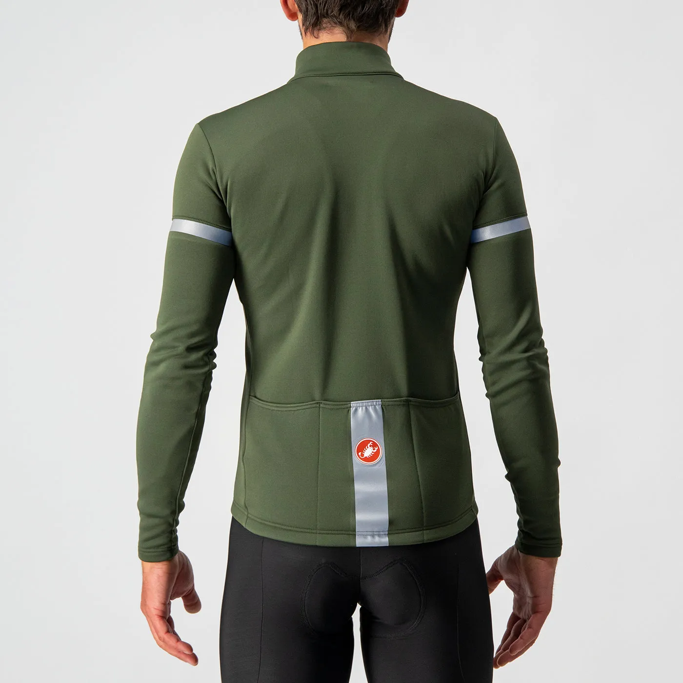 Maglia maniche lunghe Castelli Fondo 2 - Verde scuro