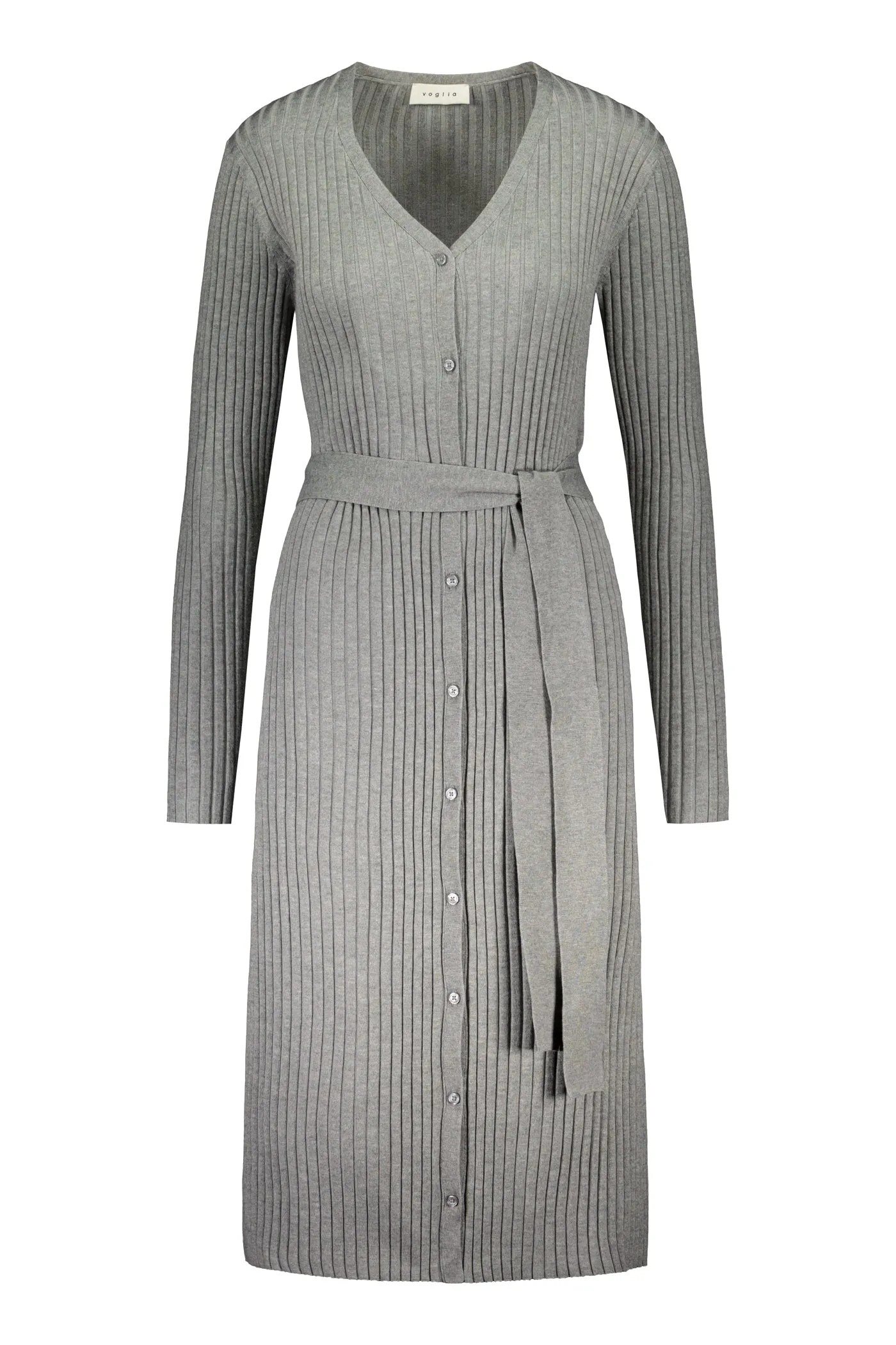 Marcia Knit Dress Grey Melange