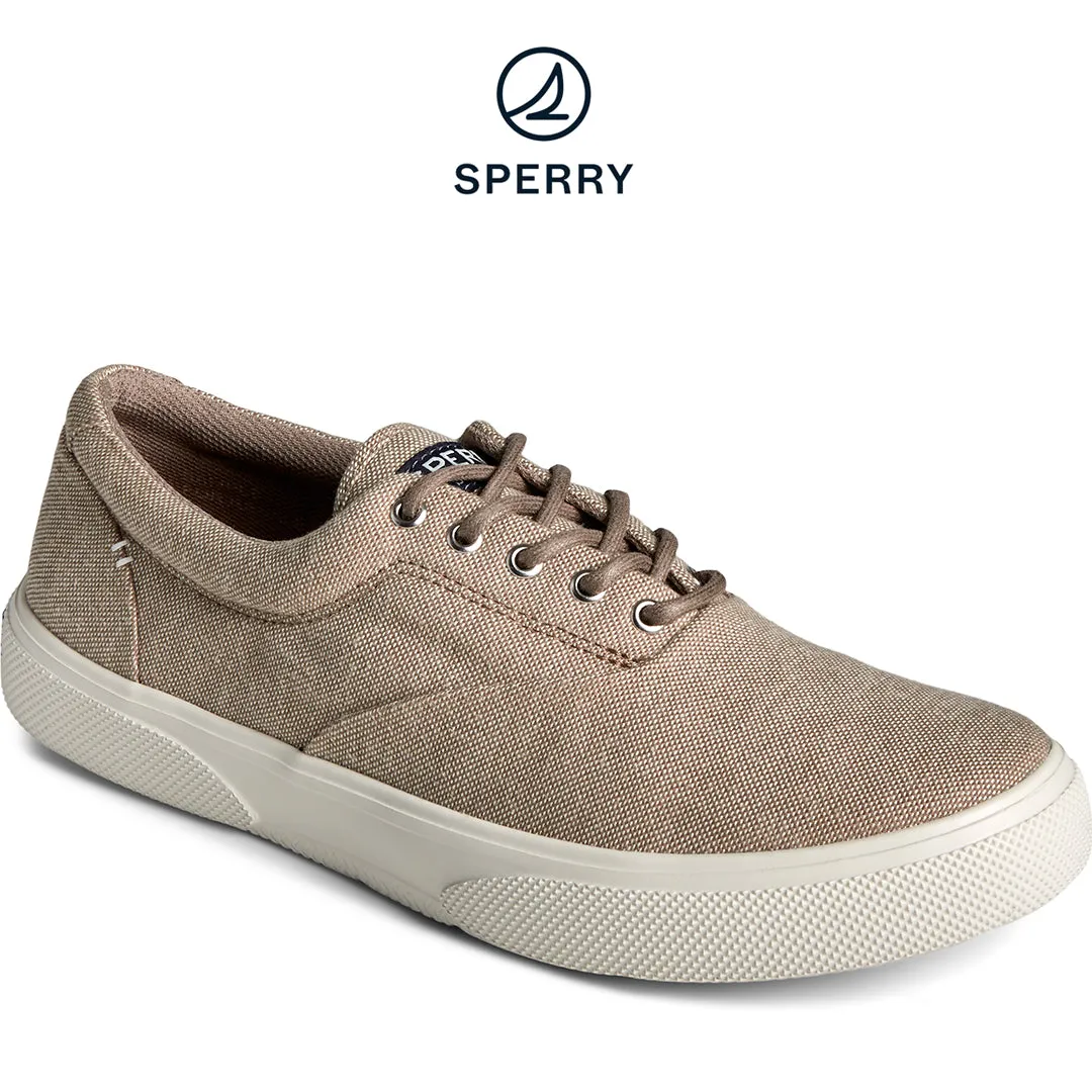 Men's SeaCycled™ Halyard CVO Baja Plushstep Sneaker Taupe (STS25089)