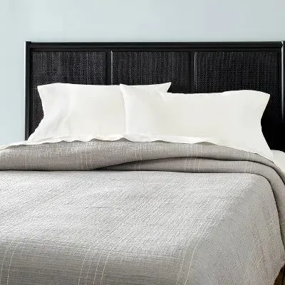 Microstripe Matelassé Coverlet - Hearth & Hand with Magnolia