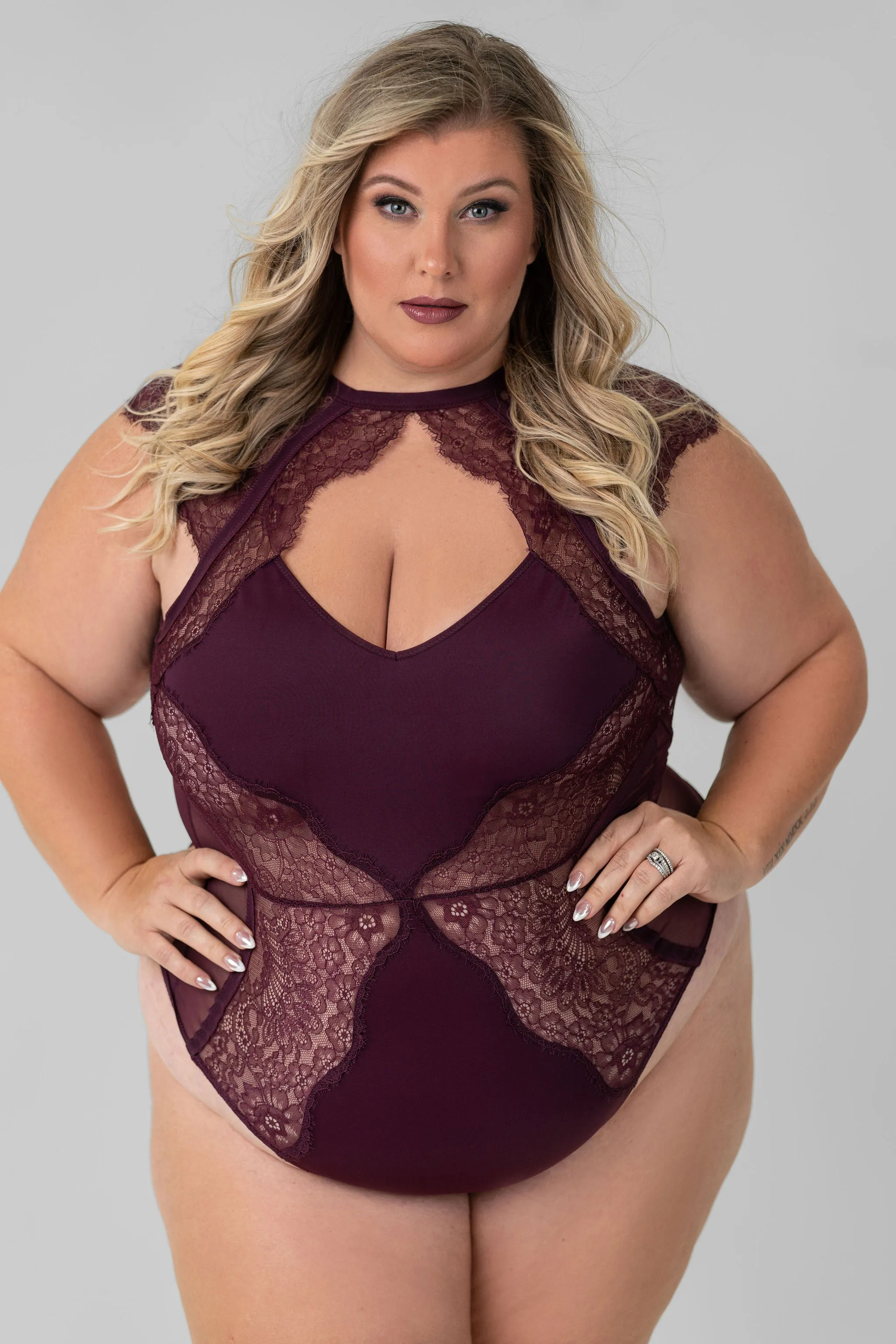 MINNA BODYSUIT- CHERRY