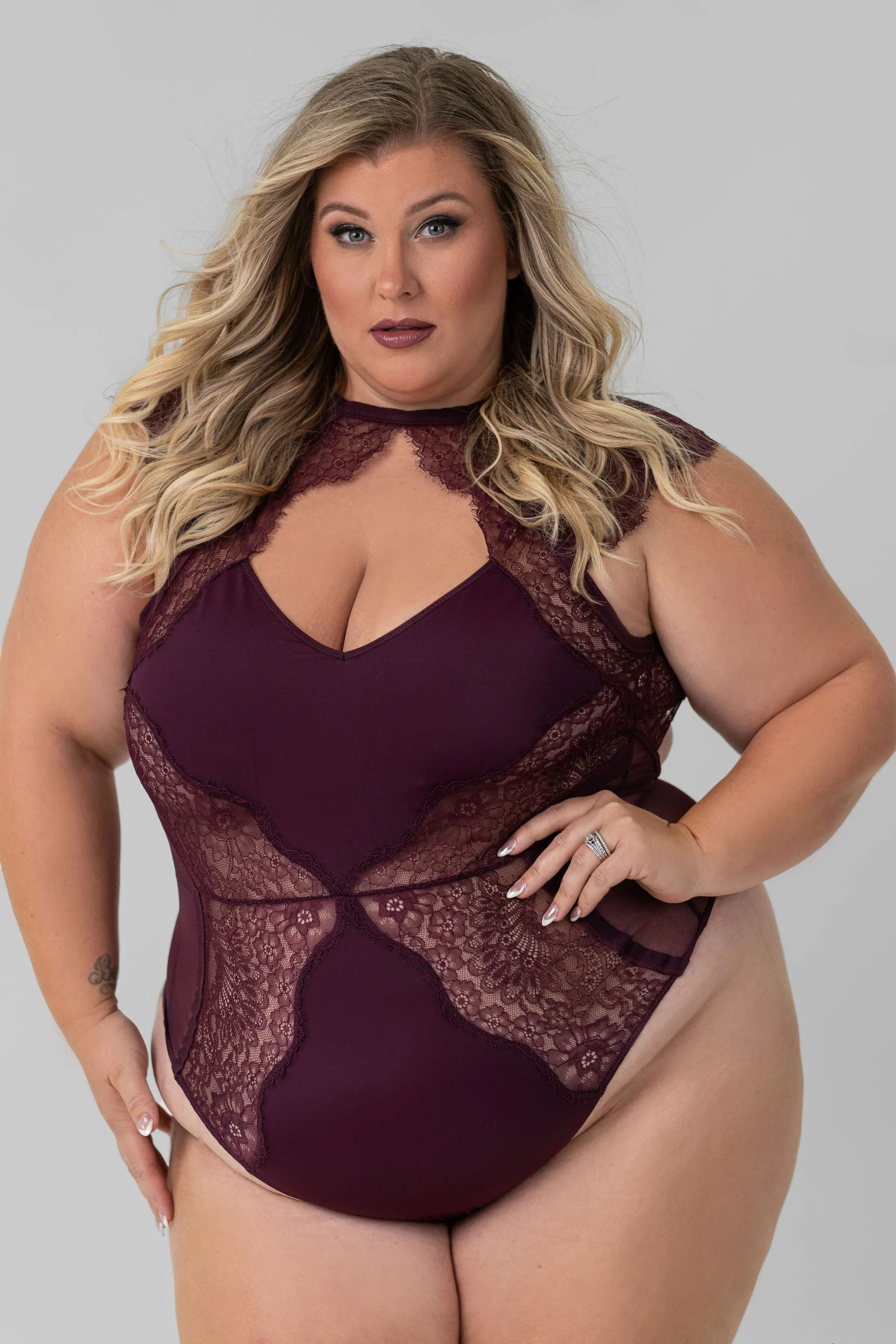 MINNA BODYSUIT- CHERRY