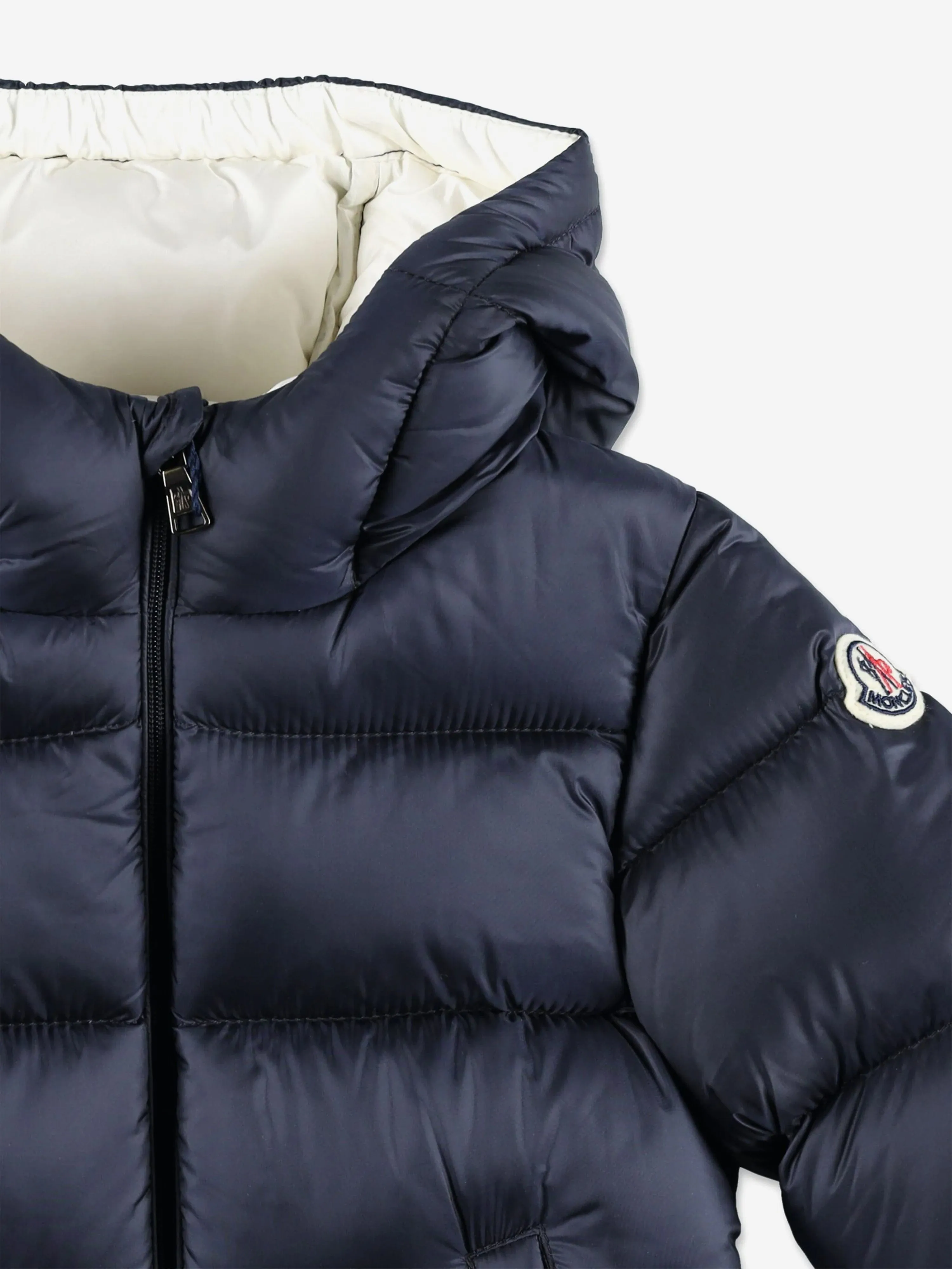 Moncler Enfant Baby Boys Down Padded New Macaire Jacket in Navy