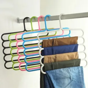 New Multi-purpose Trousers Hanger 5 Layers Pants Hanger