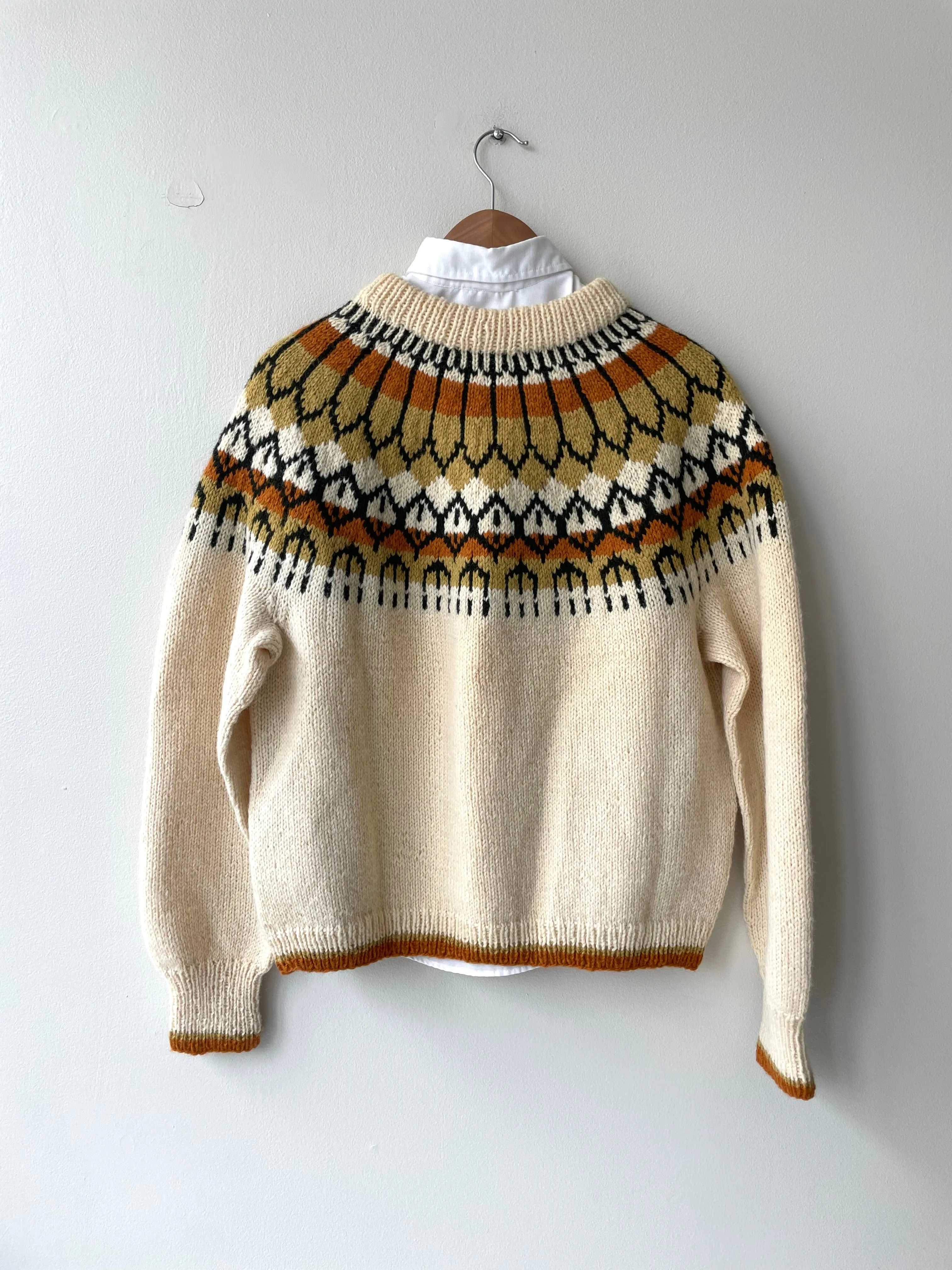 Norse Knit Wool Sweater | 1960s