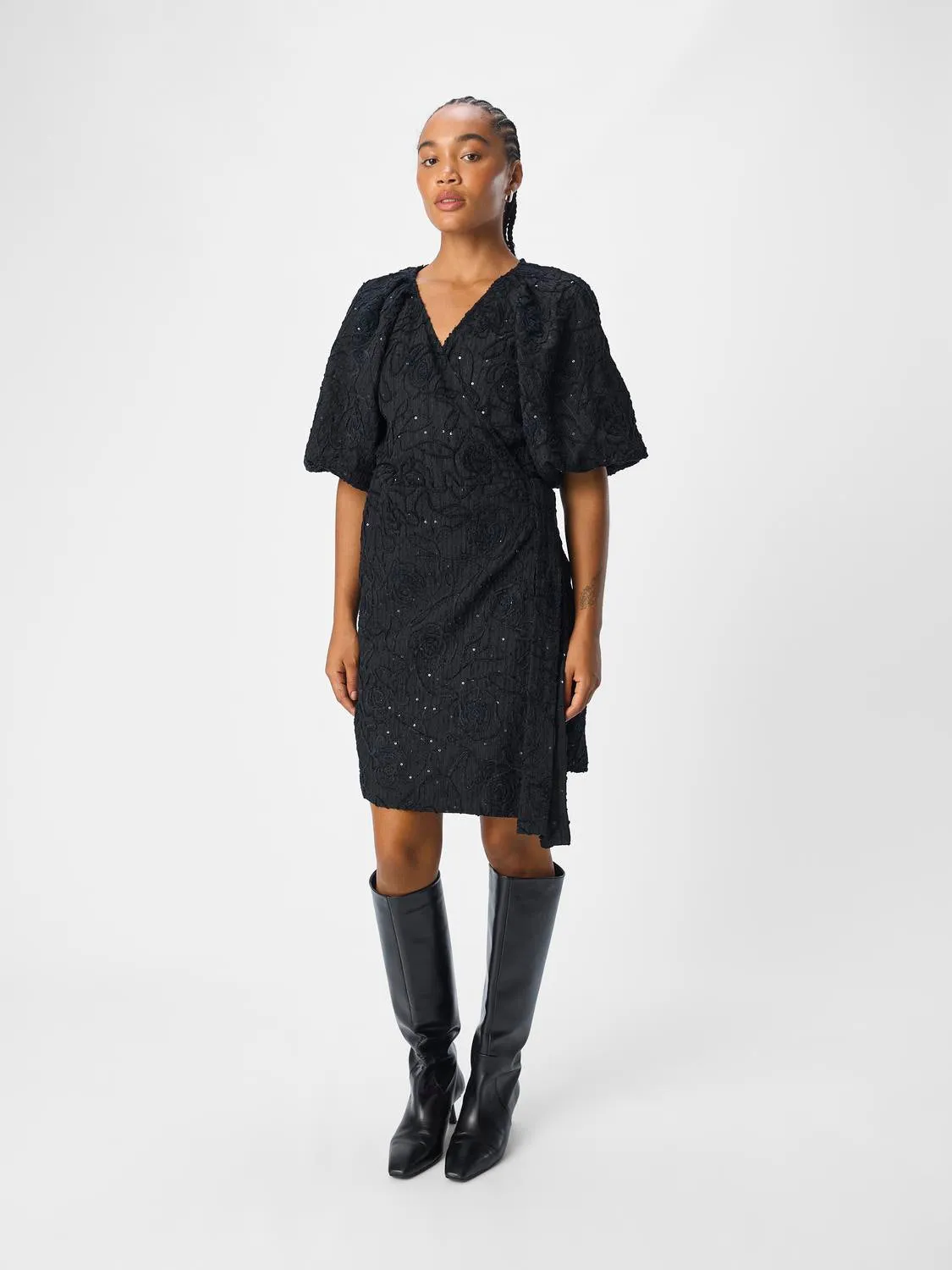 OBJFARA Short Dress - Black