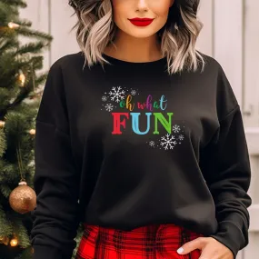 Oh What Fun Christmas Sweatshirt Outfit