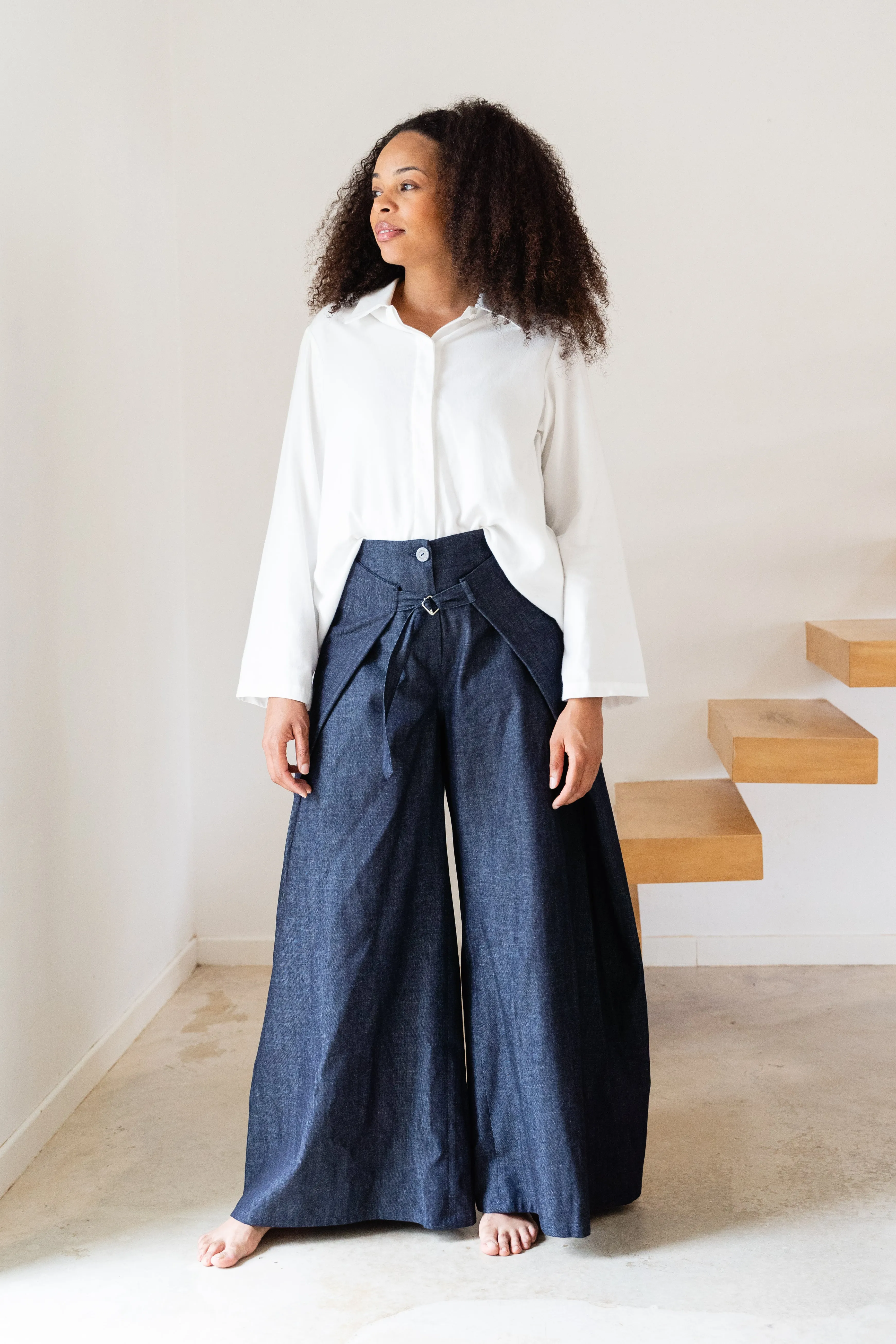 Organic Denim WIDE trousers