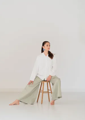 Organic SHIRT   Wide Trousers