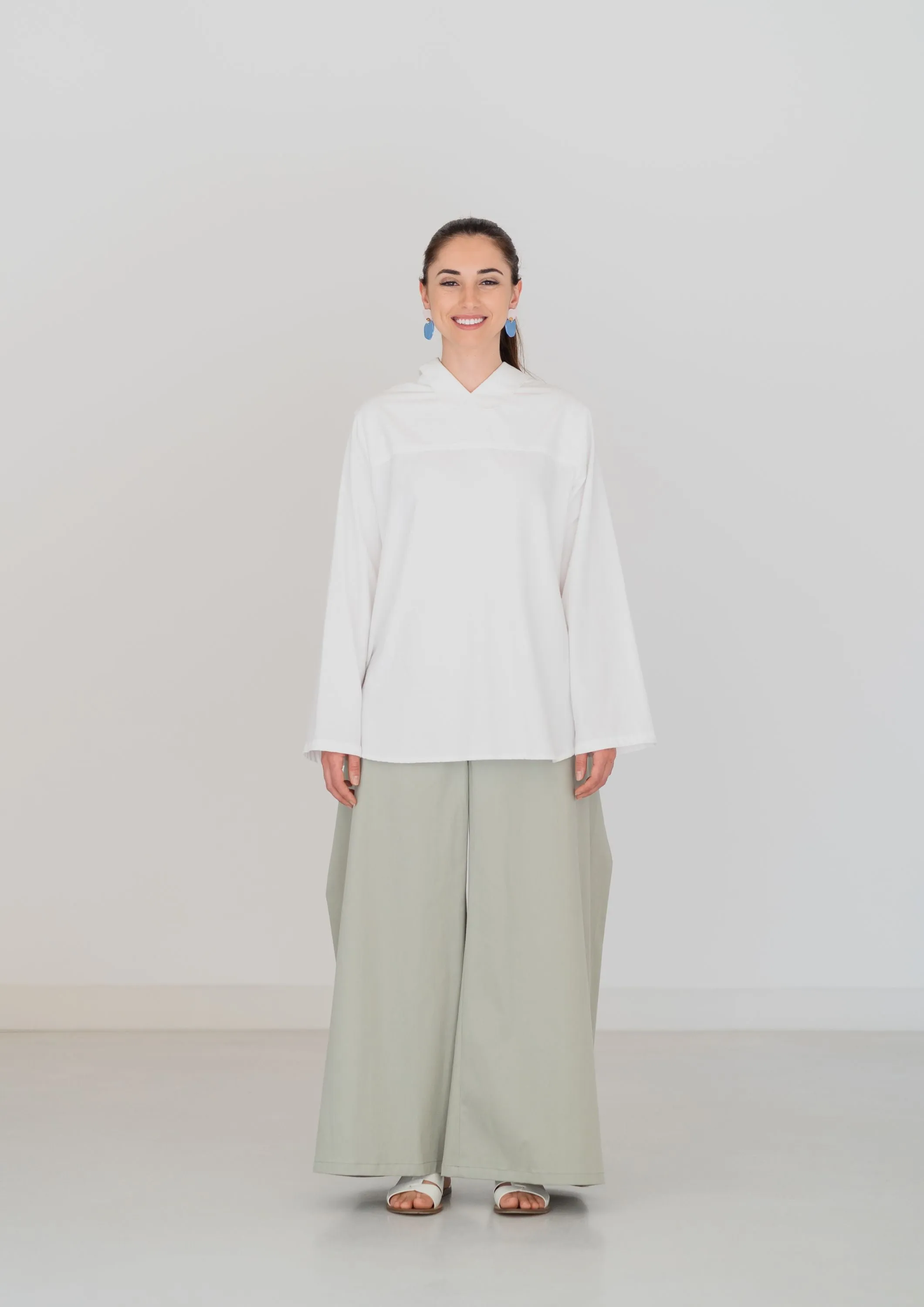 Organic SHIRT   Wide Trousers