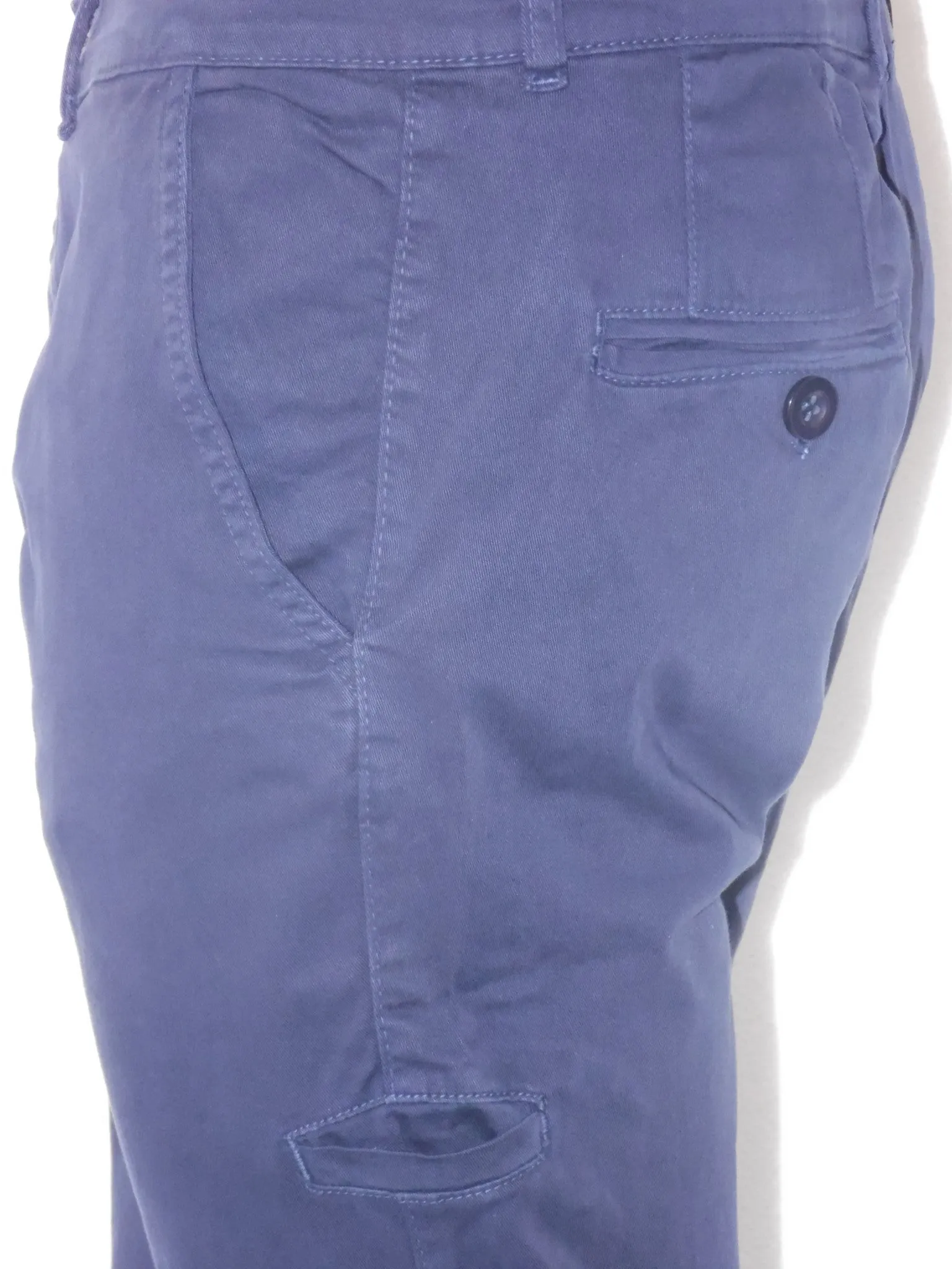 Pantalone uomo Smith & Maverick in cotone chinos stretch con tasca laterale