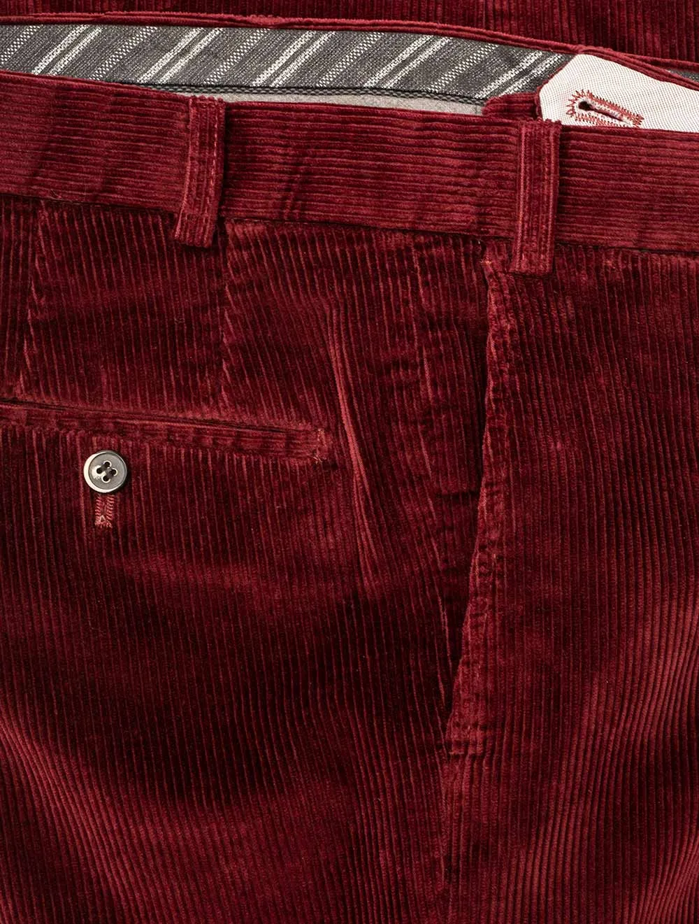 Parma Cord Chinos Red