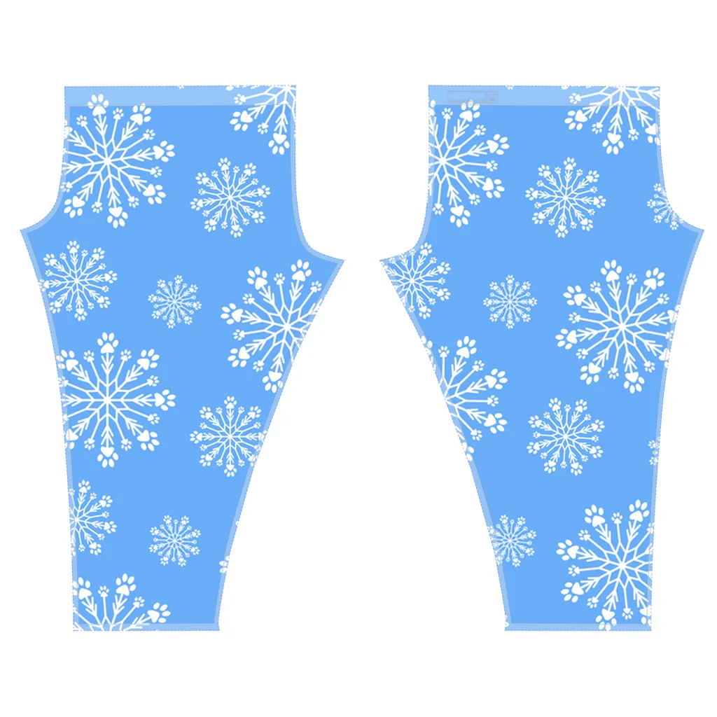 Paw Snowflake Leggings