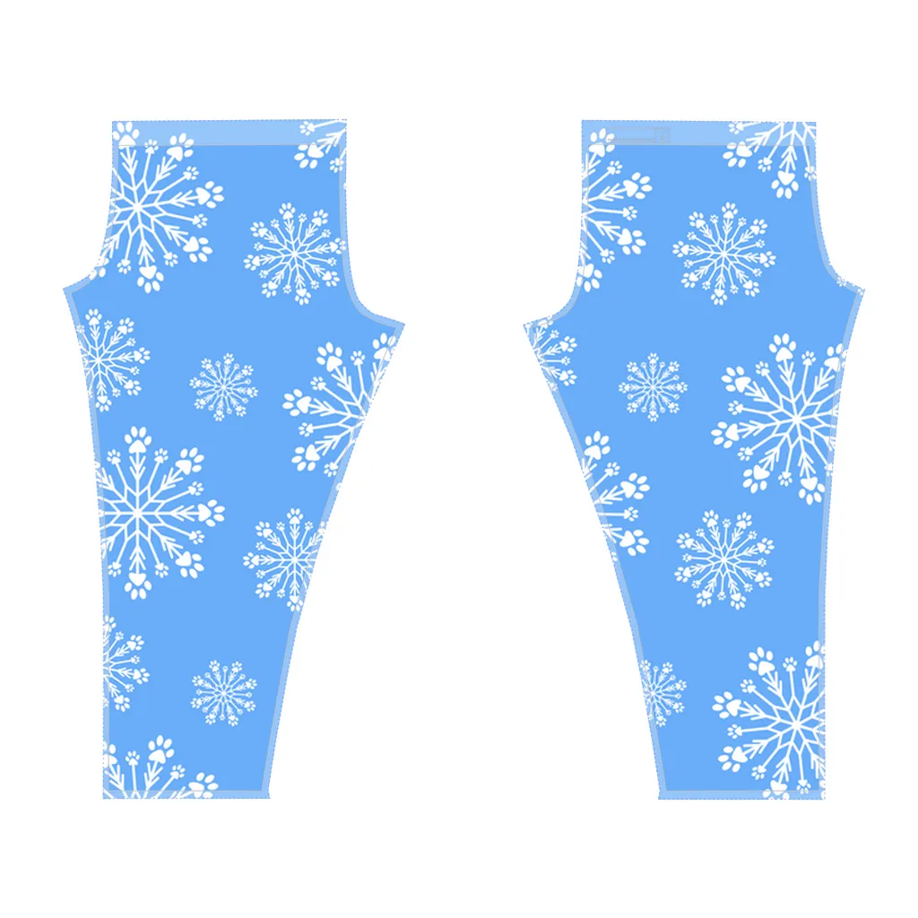 Paw Snowflake Leggings