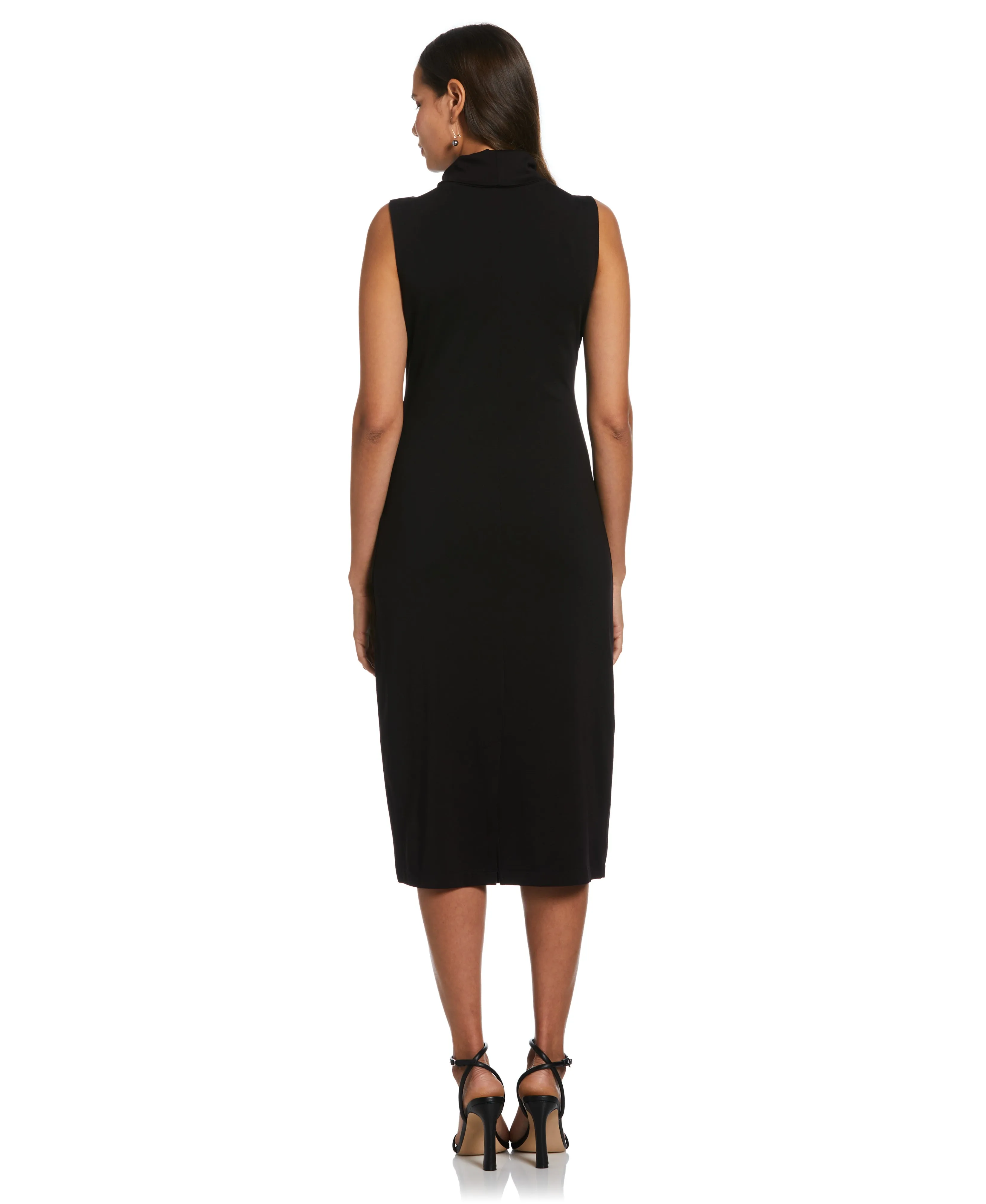 Petite Funnel Neck Dress