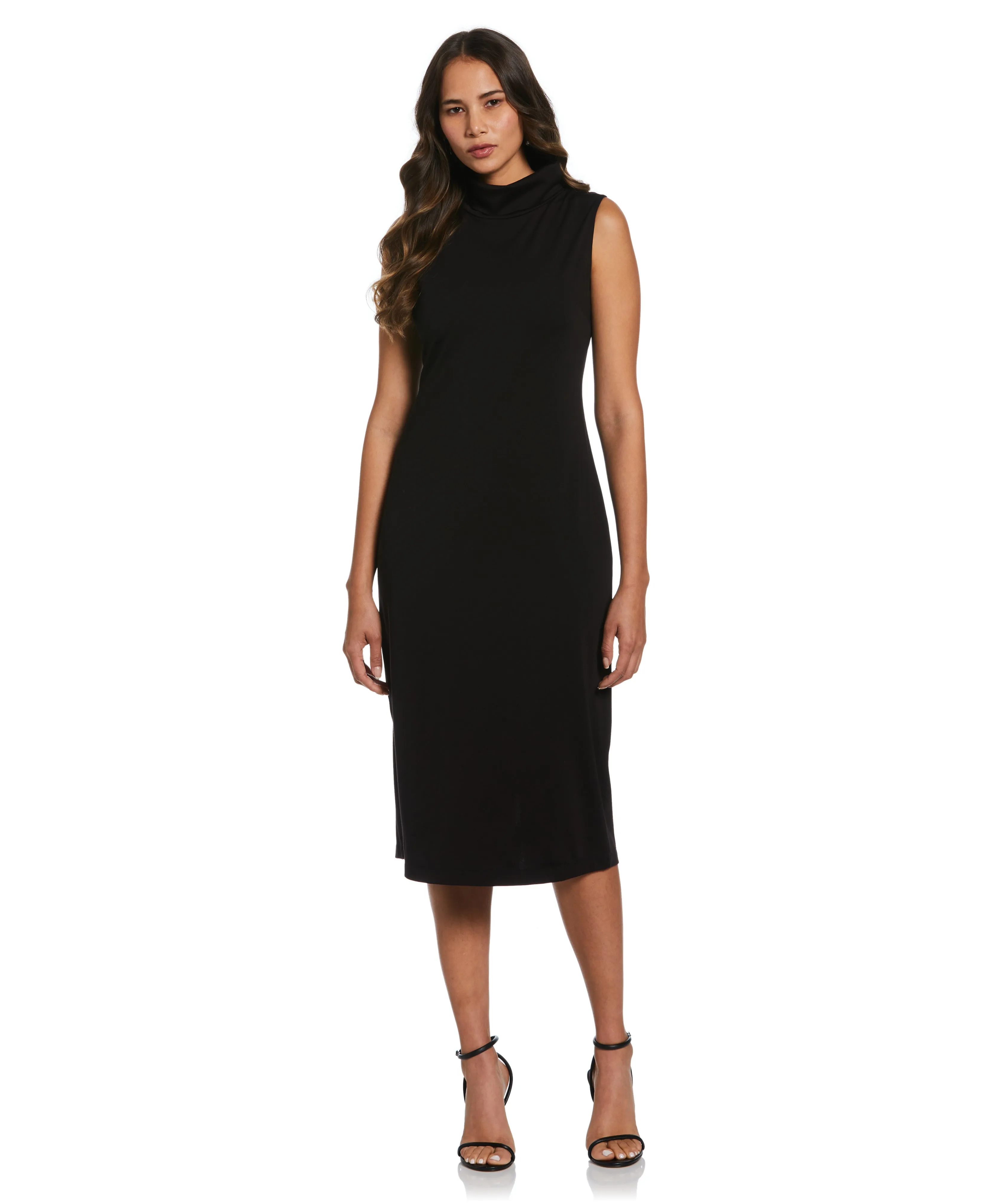 Petite Funnel Neck Dress