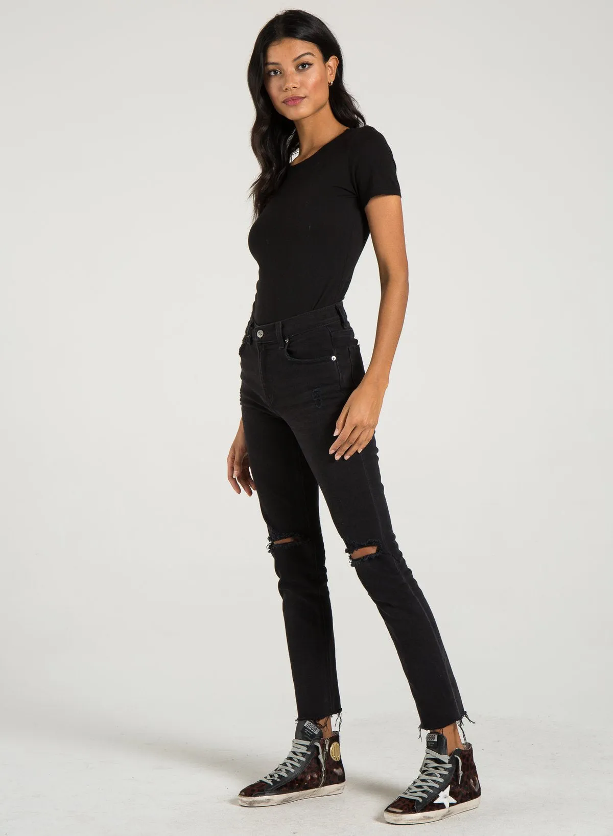 PHILANTHROPY- Palmer-Tee Bodysuit Black