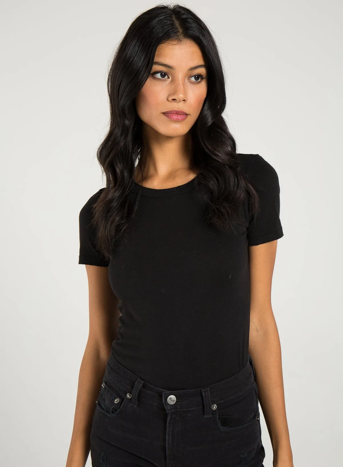 PHILANTHROPY- Palmer-Tee Bodysuit Black