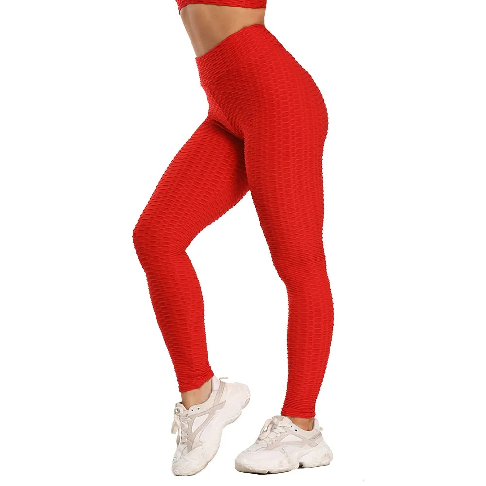 Plus Size Scrunch Leggings Women Black Anti-Cellulite Leggings - High Waist Fitness Leggings Bodybuilding Jeggings Women Pants XS-4XL (2U24)(BAP)(TBL)