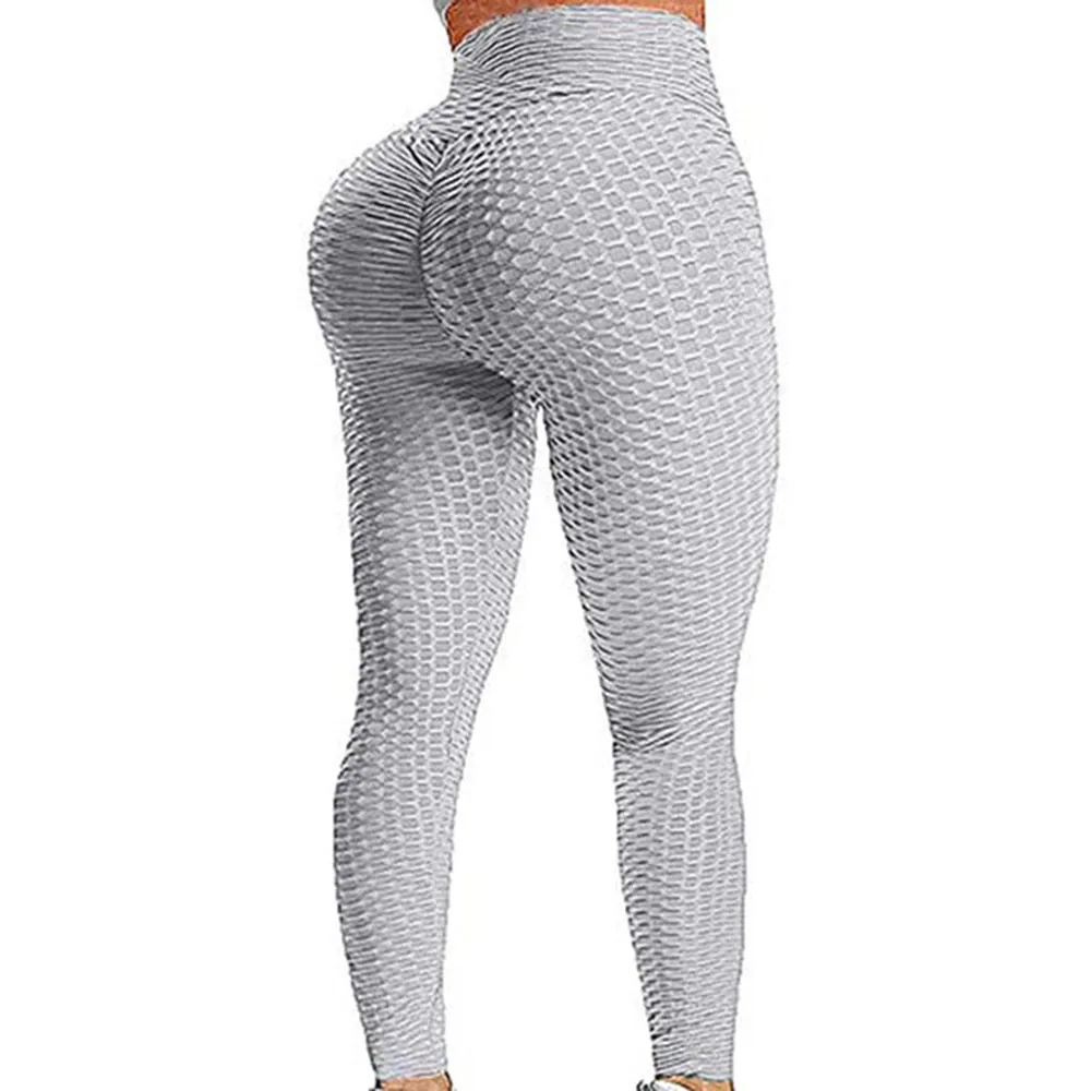 Plus Size Scrunch Leggings Women Black Anti-Cellulite Leggings - High Waist Fitness Leggings Bodybuilding Jeggings Women Pants XS-4XL (2U24)(BAP)(TBL)