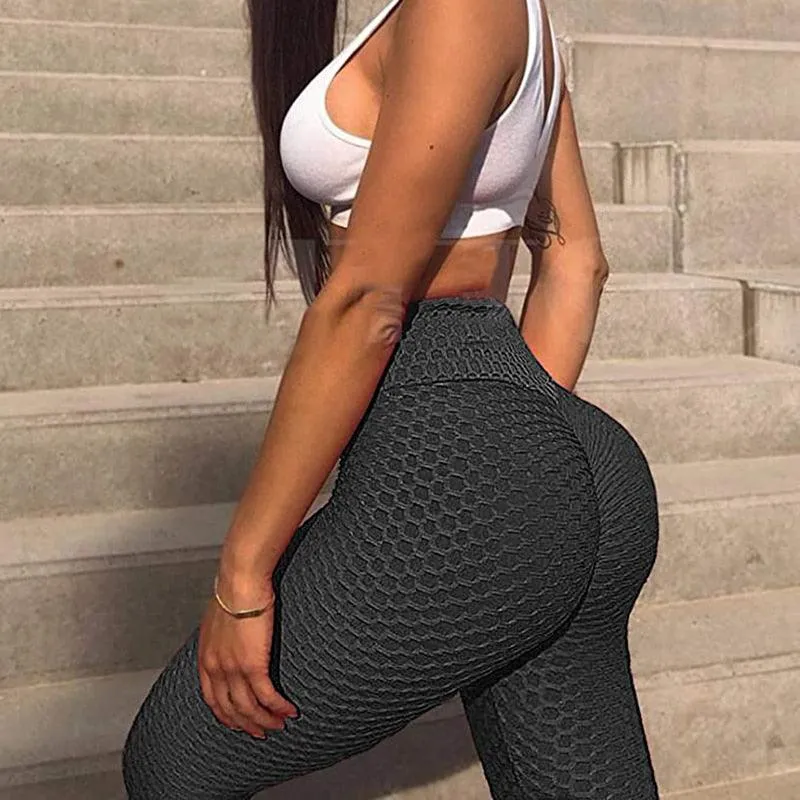 Plus Size Scrunch Leggings Women Black Anti-Cellulite Leggings - High Waist Fitness Leggings Bodybuilding Jeggings Women Pants XS-4XL (2U24)(BAP)(TBL)