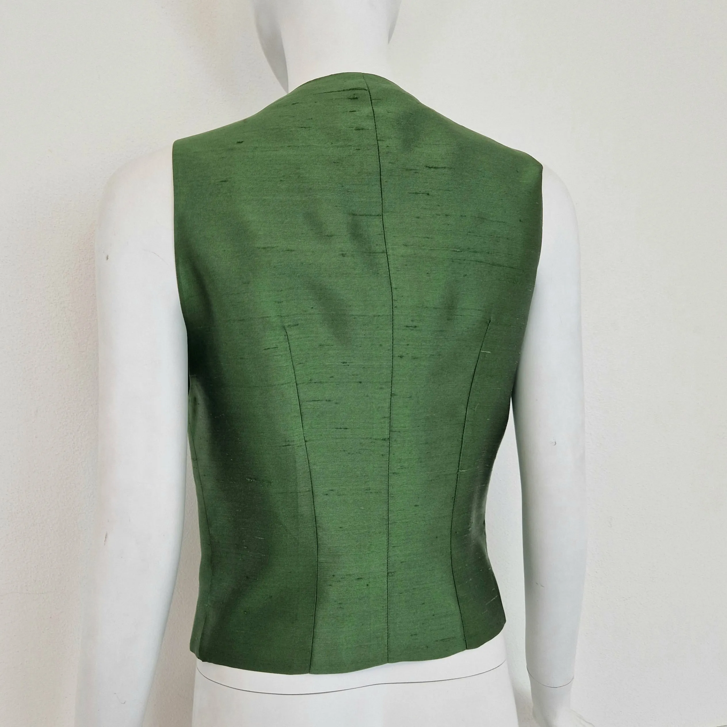 Prada | Gilet vintage seta verde